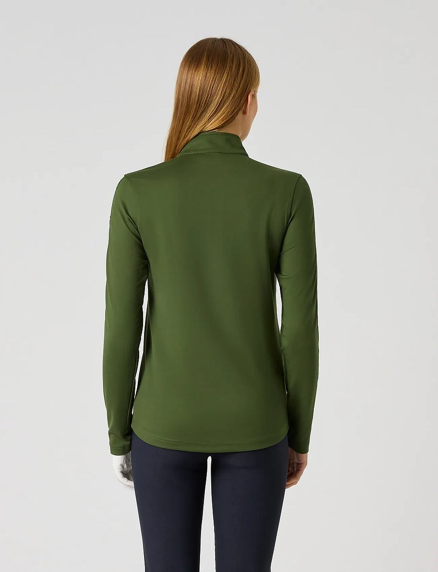 Daily Sports - Anna LS Half neck - overdele - khakora - 3