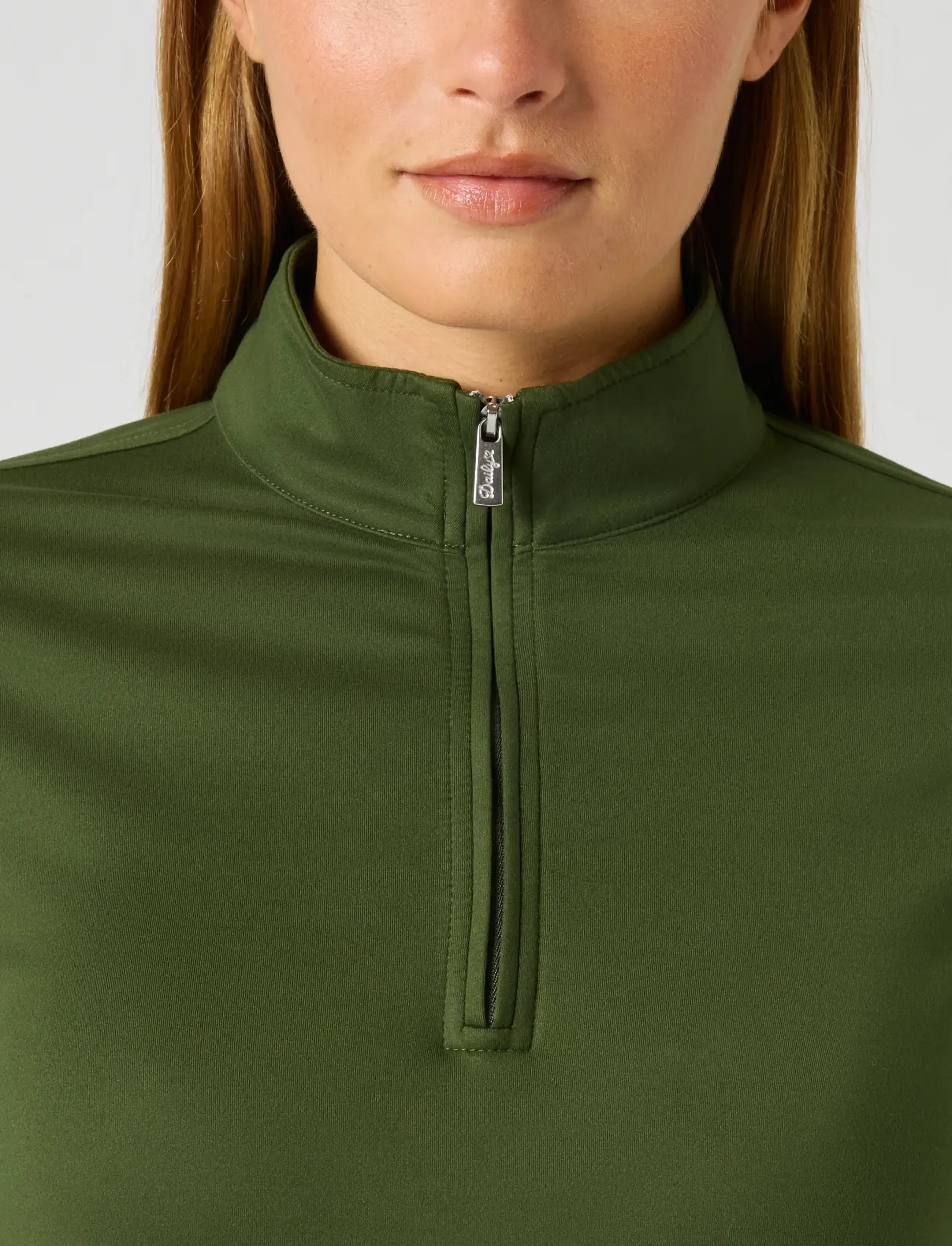 Daily Sports - Anna LS Half neck - oberteile - khakora - 4