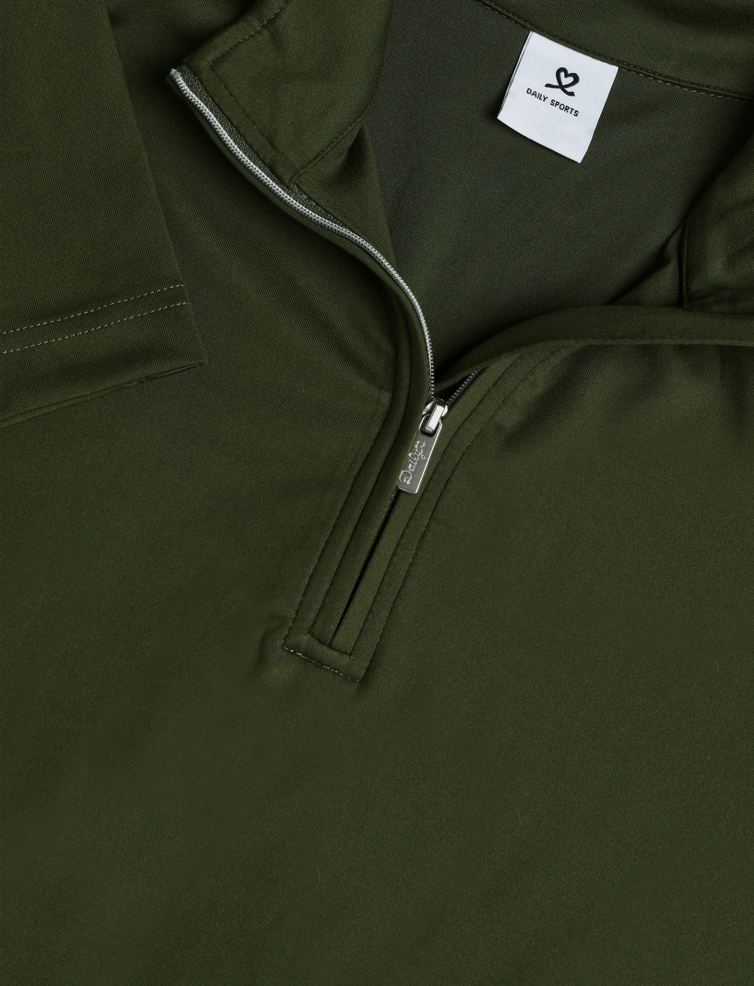 Daily Sports - Anna LS Half neck - oberteile - khakora - 5