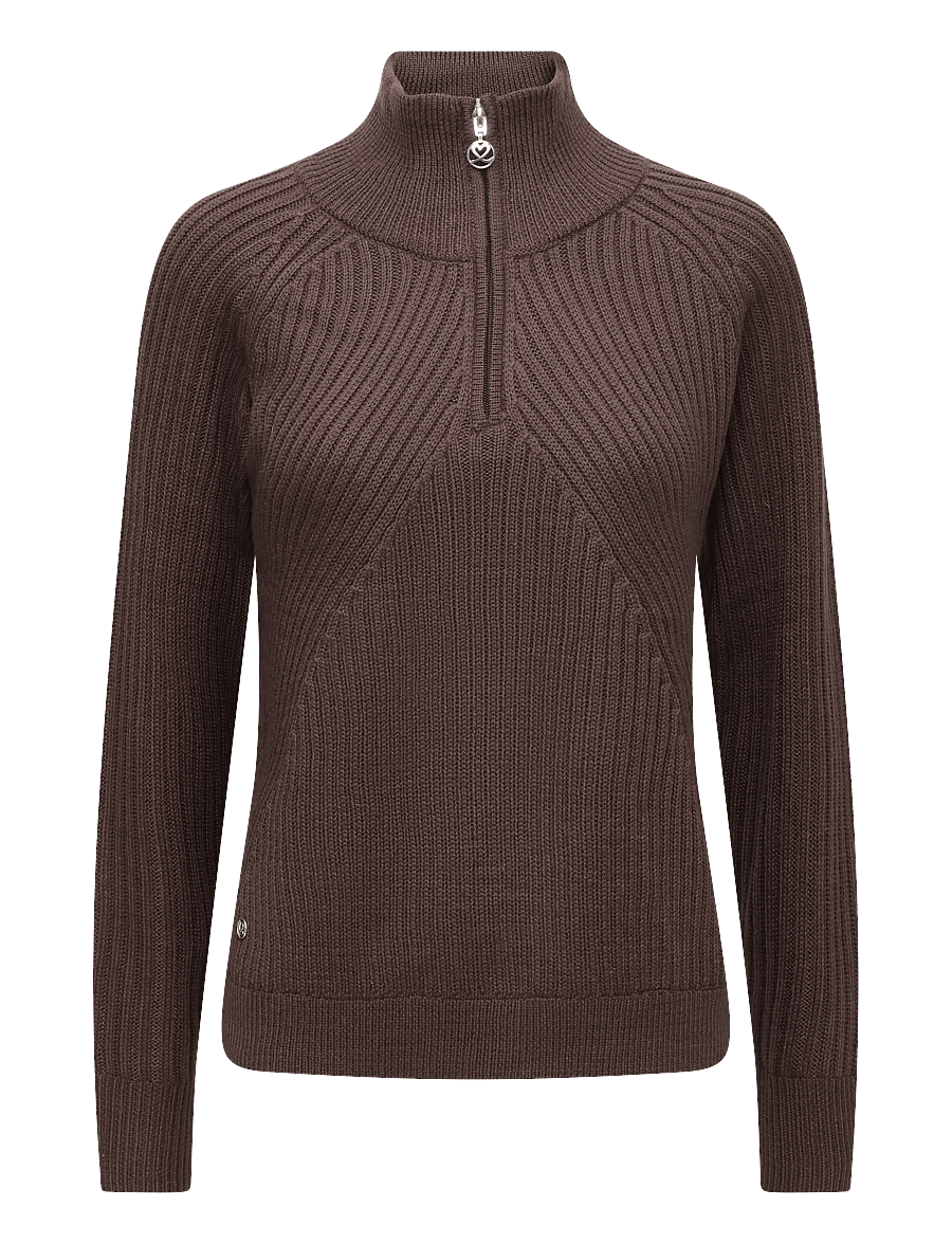 Daily Sports - Hudson LS Pullover lined - sweatshirts - brownie - 1