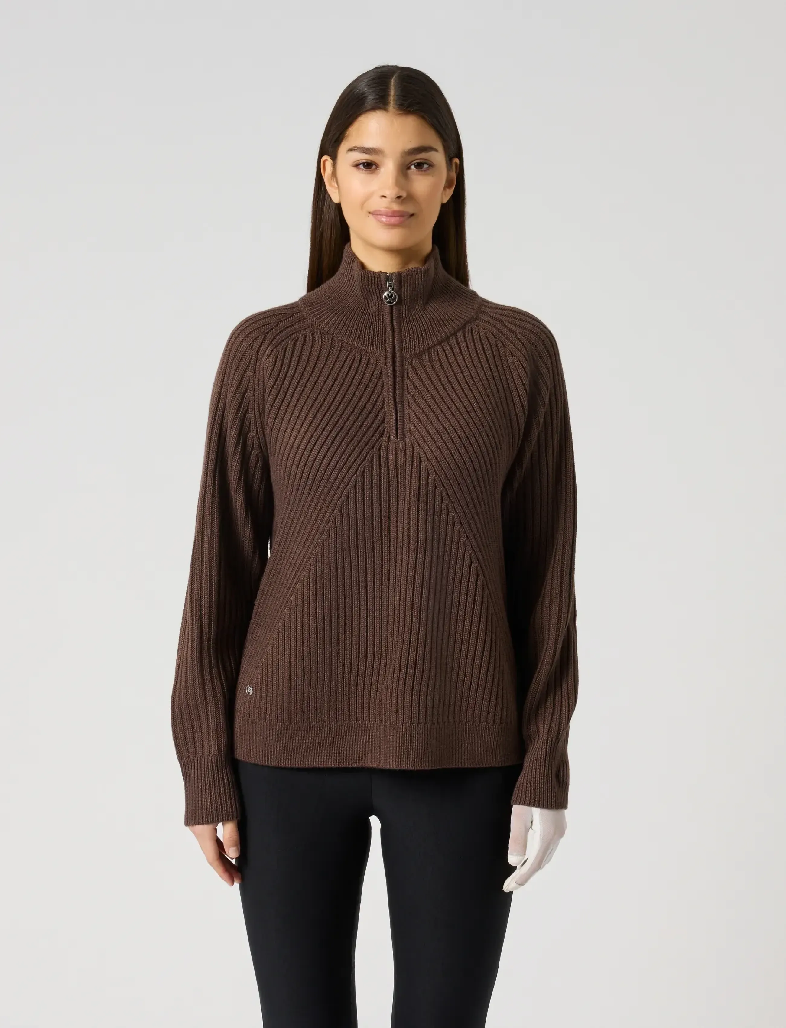 Daily Sports - Hudson LS Pullover lined - sweatshirts - brownie - 0