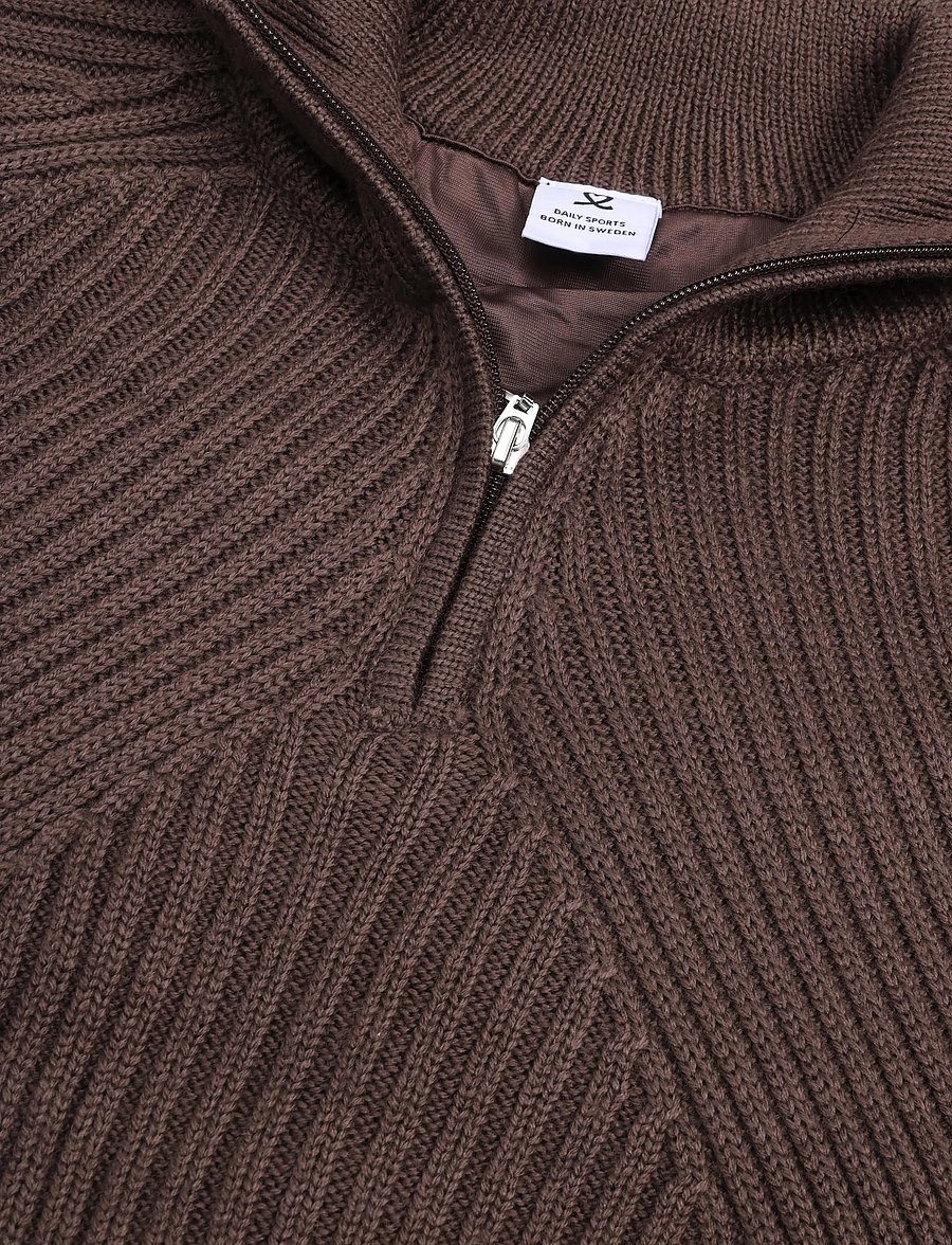 Daily Sports - Hudson LS Pullover lined - sweatshirts - brownie - 5