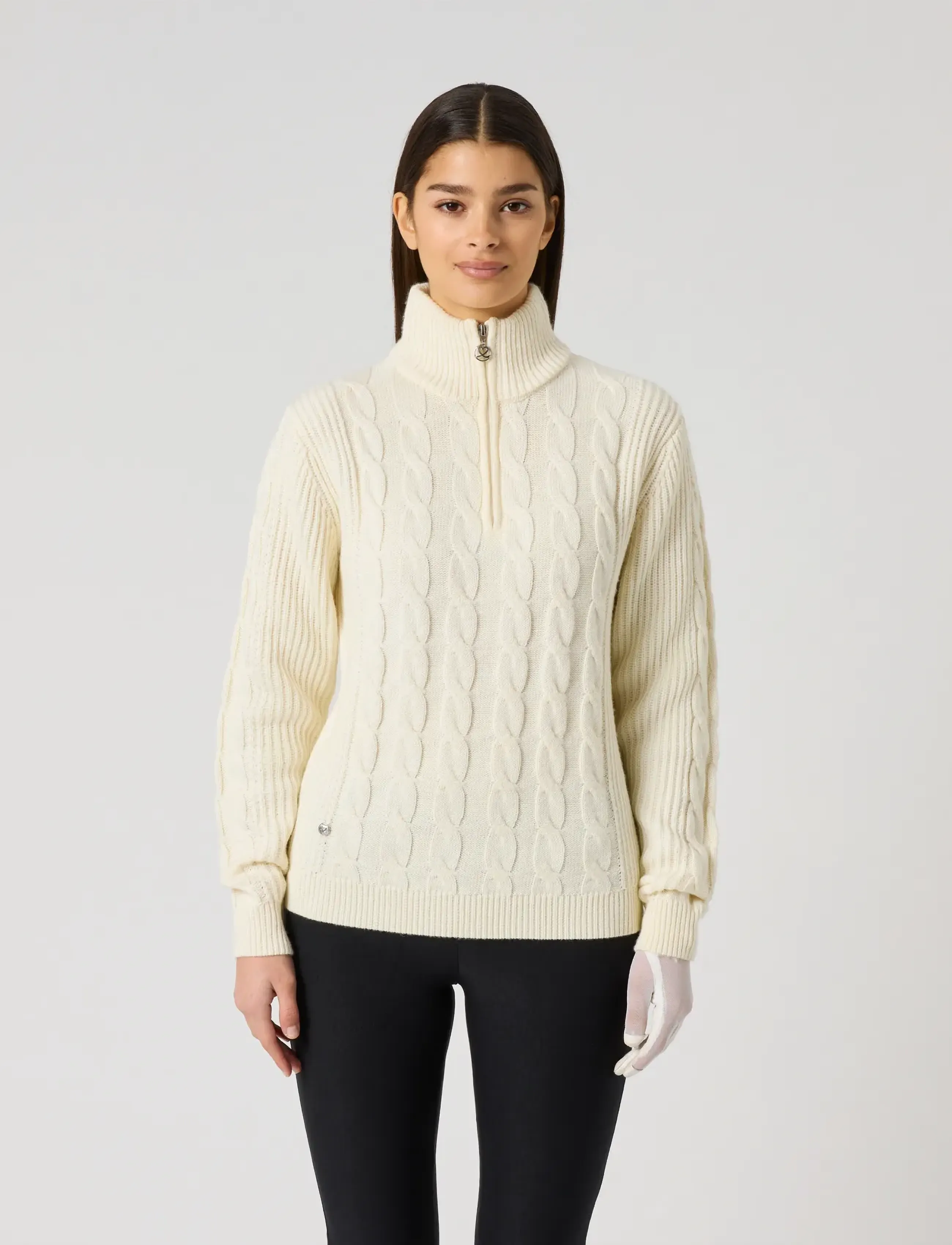 Cable Ls Pullover Lined