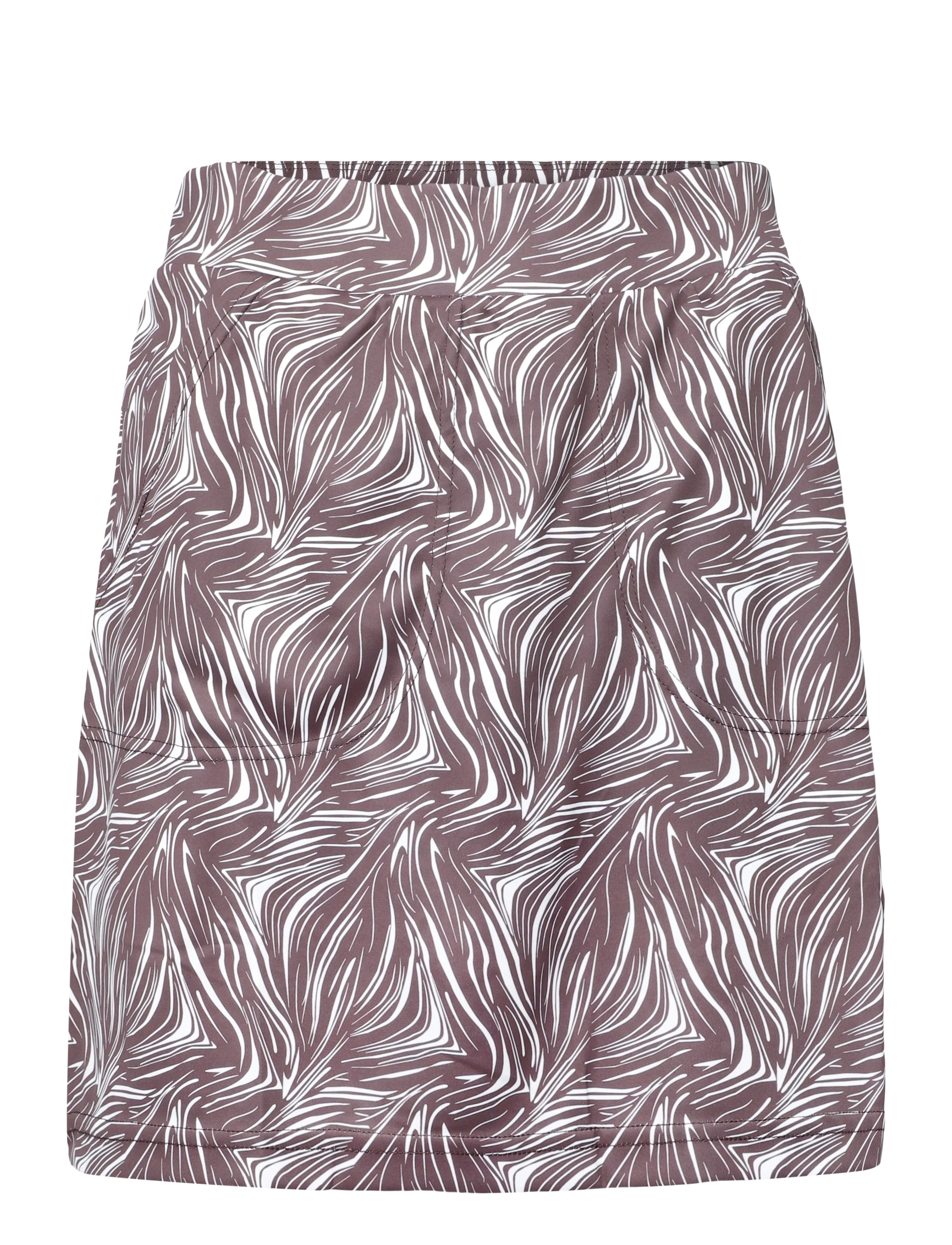Daily Sports Printed dull Pull-on Skort 45 cm - Nyheder - ZEBRA / brown