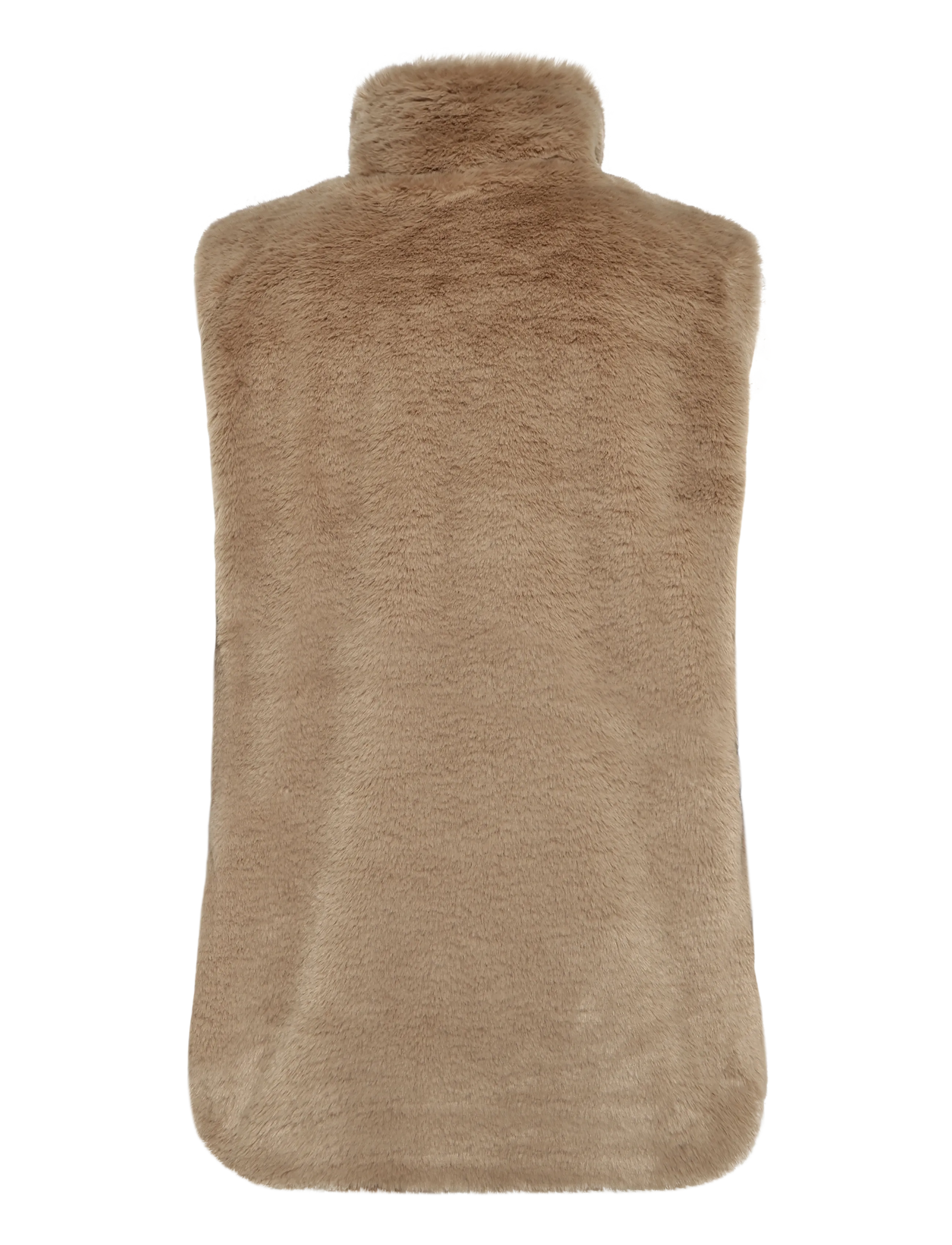 Daily Sports - Fur Vest - bark - 2