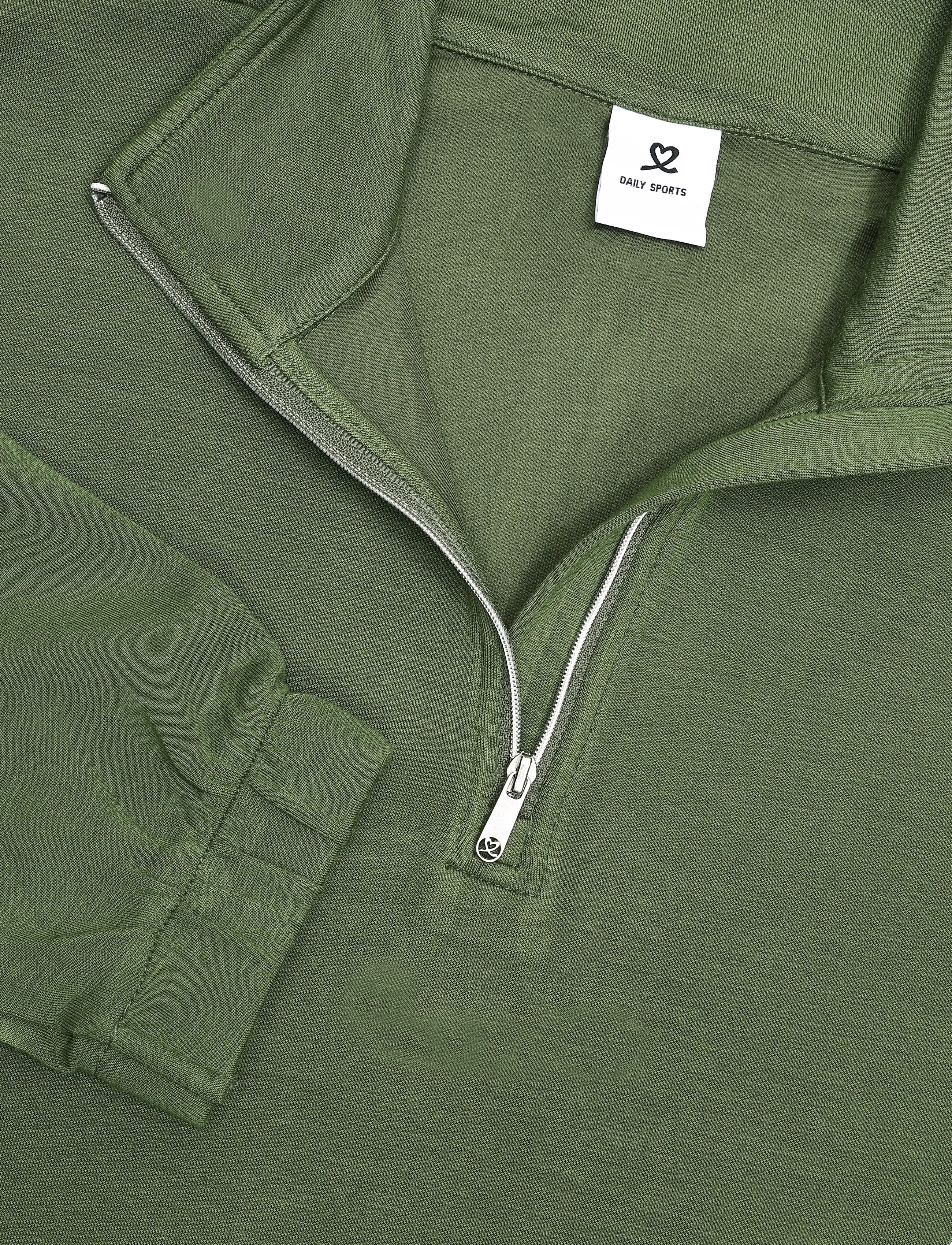 Daily Sports - Relaxed Midlayer Half Neck - overdele - khakora - 5