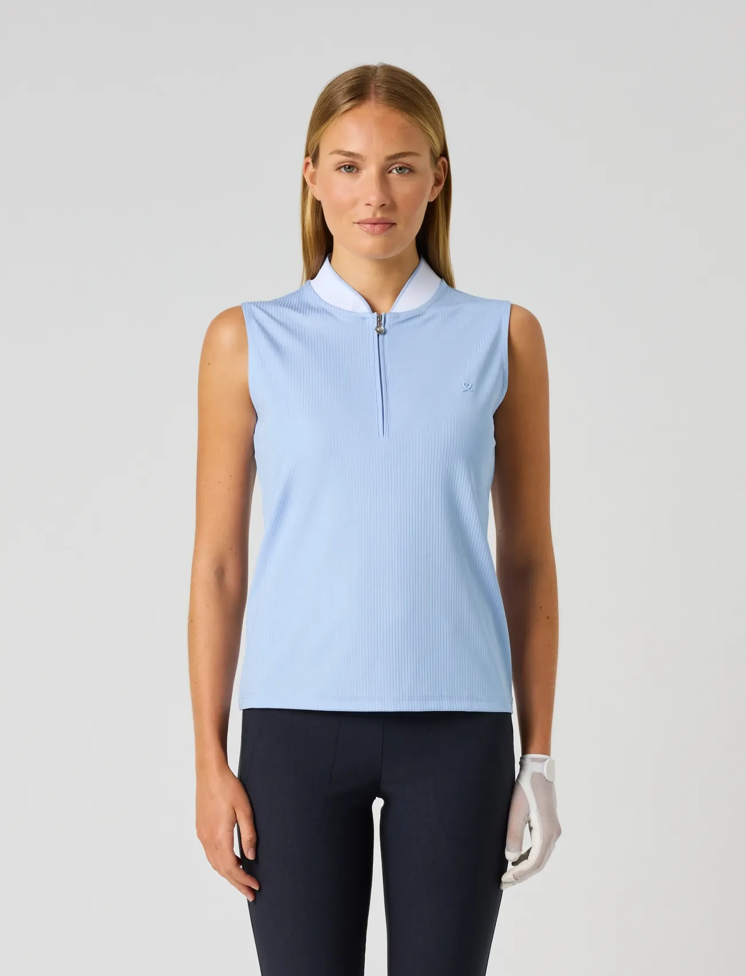 Daily Sports Ribbed Sl Polo Shirt, XL, Oberteile & T-shirts, Blau - Sport Polos, Frauen