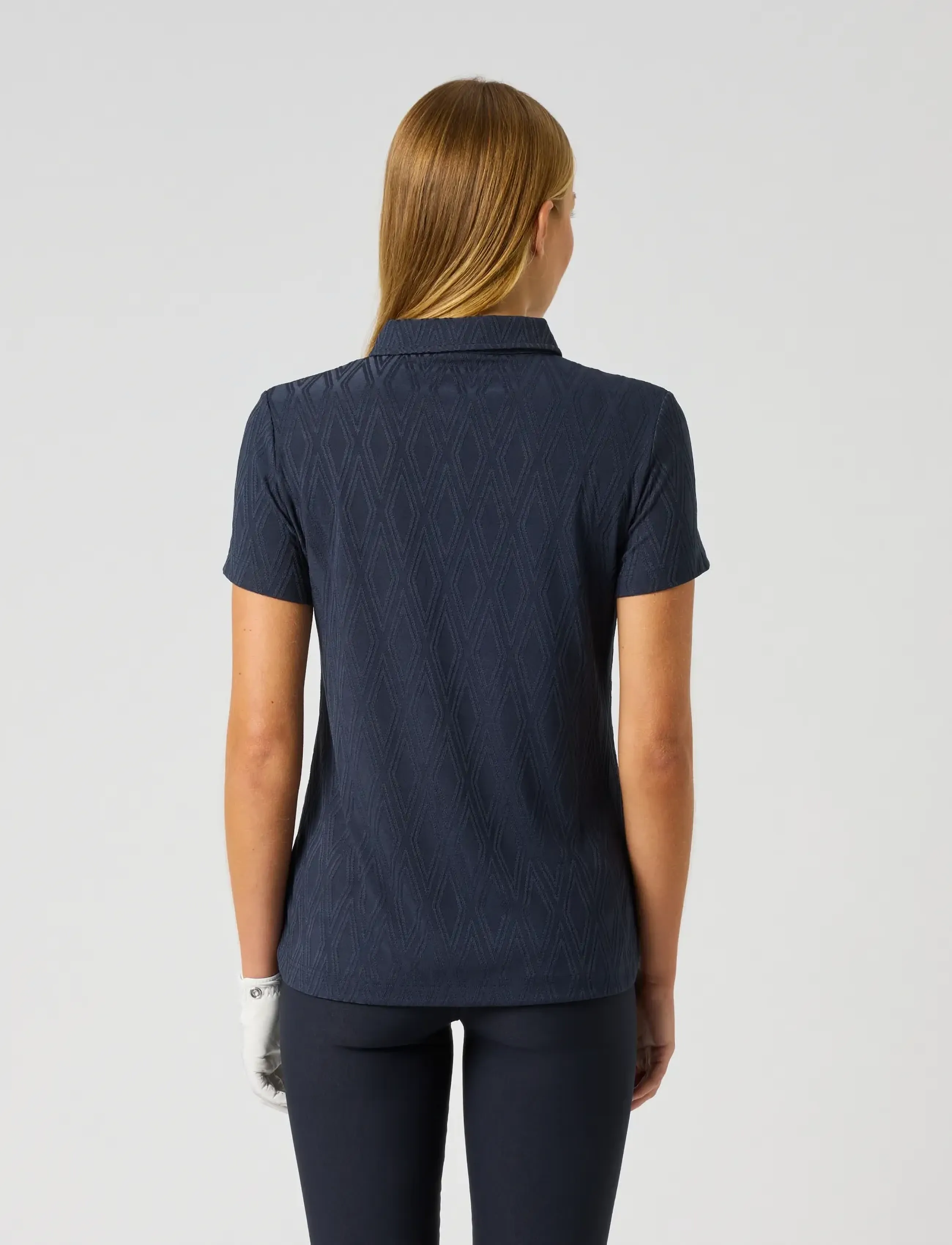 Daily Sports - Graphic Jaquard SS Polo shirt - navy - 3