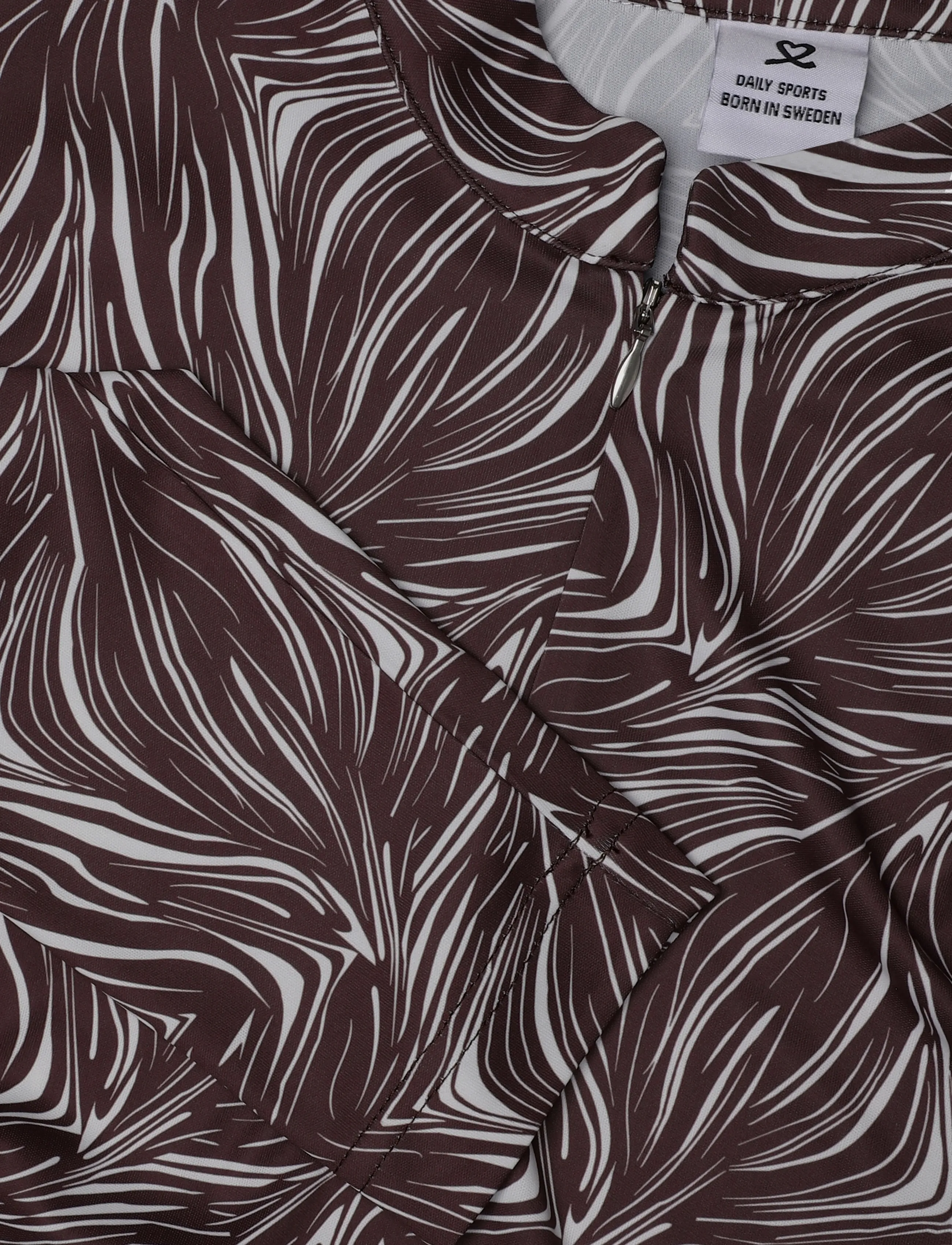 Daily Sports - Dull Printed LS Half neck - zebra - 5