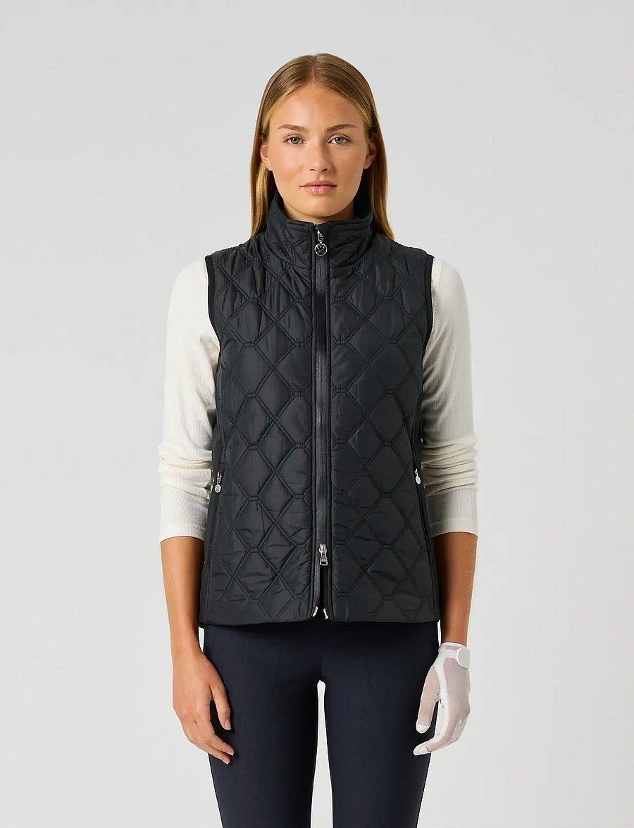 Daily Sports - Quilt Padded vest - outdoor - black - 0