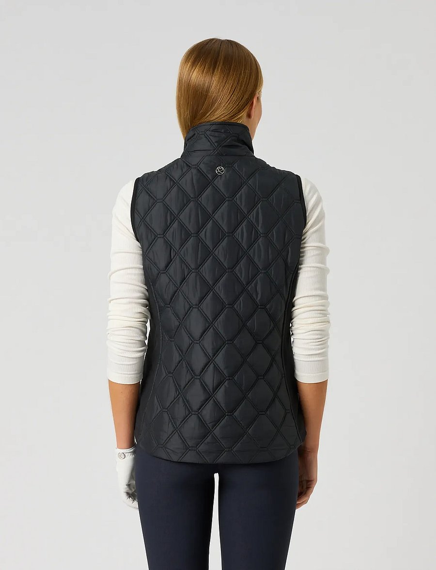 Daily Sports - Quilt Padded vest - outdoor - black - 3
