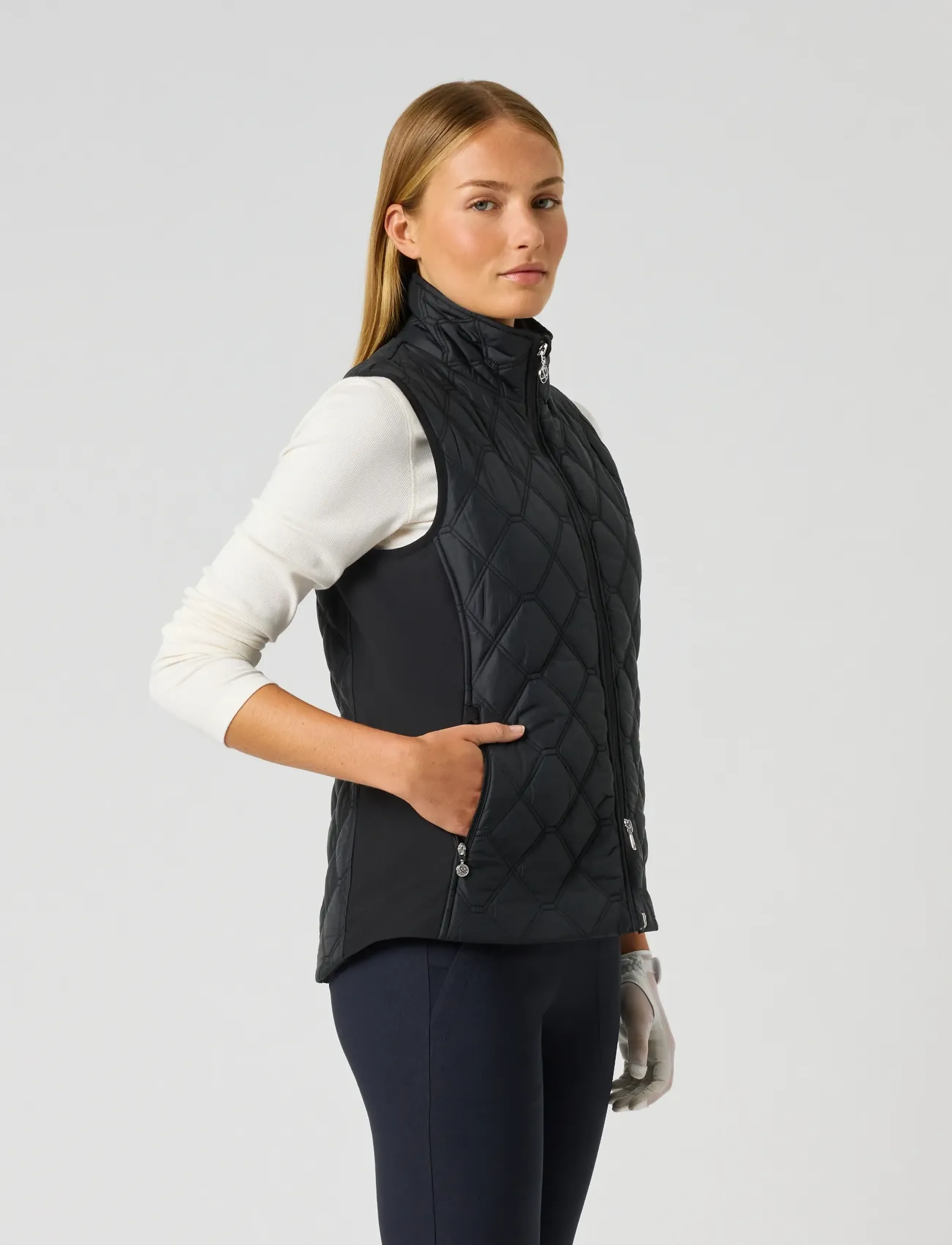 Daily Sports - Quilt Padded vest - black - 4