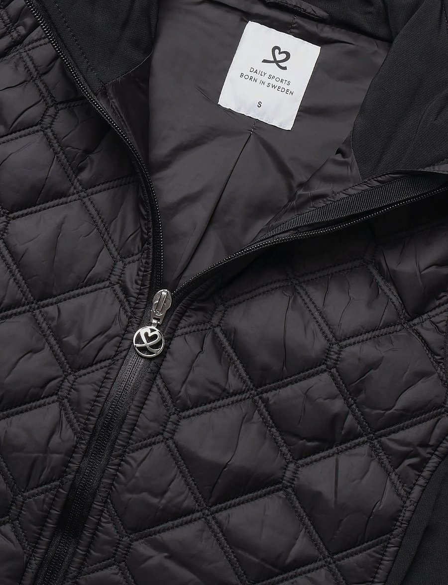 Daily Sports - Quilt Padded vest - outdoor - black - 5