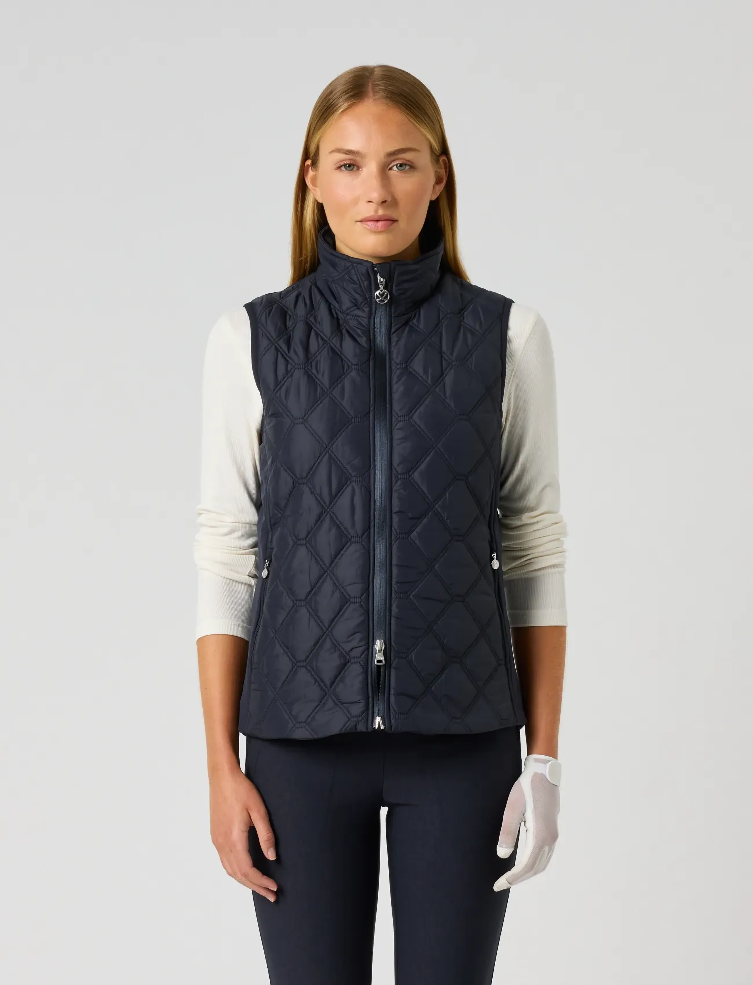 Daily Sports - Quilt Padded vest - navy - 0