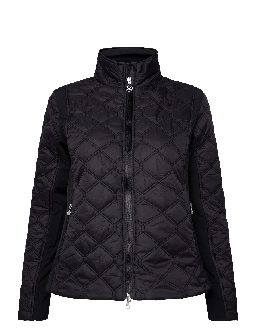 Daily Sports - Quilt Padded jacket - golfjackor - black - 1