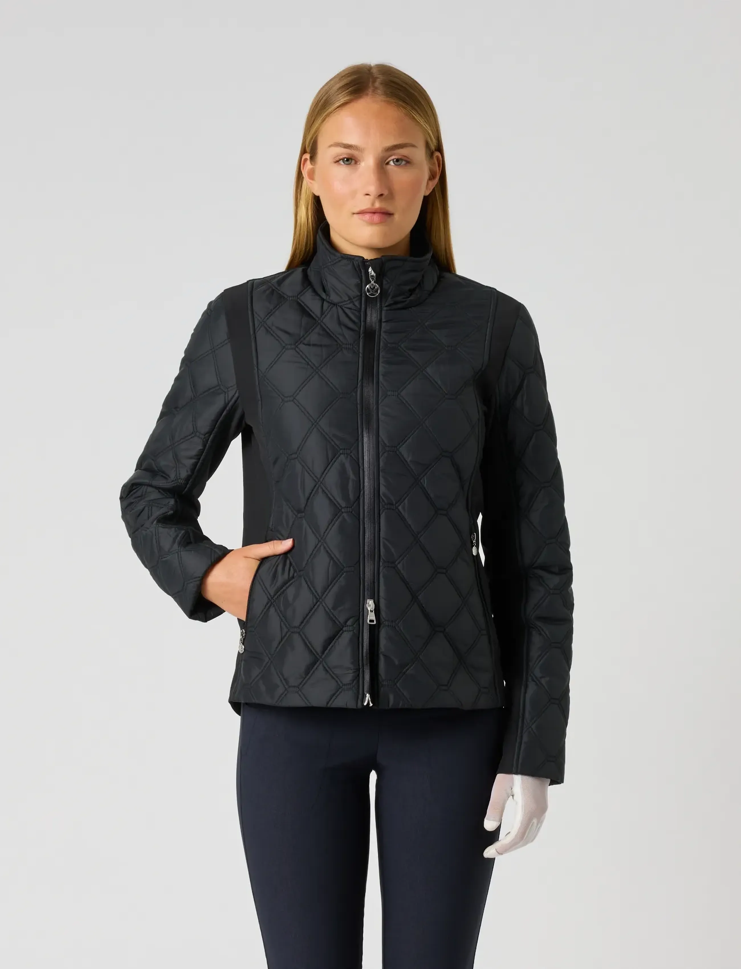 Daily Sports - Quilt Padded jacket - golfjackor - black - 0