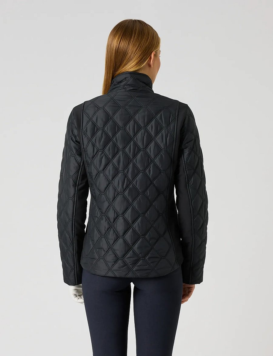 Daily Sports - Quilt Padded jacket - golfjackor - black - 3