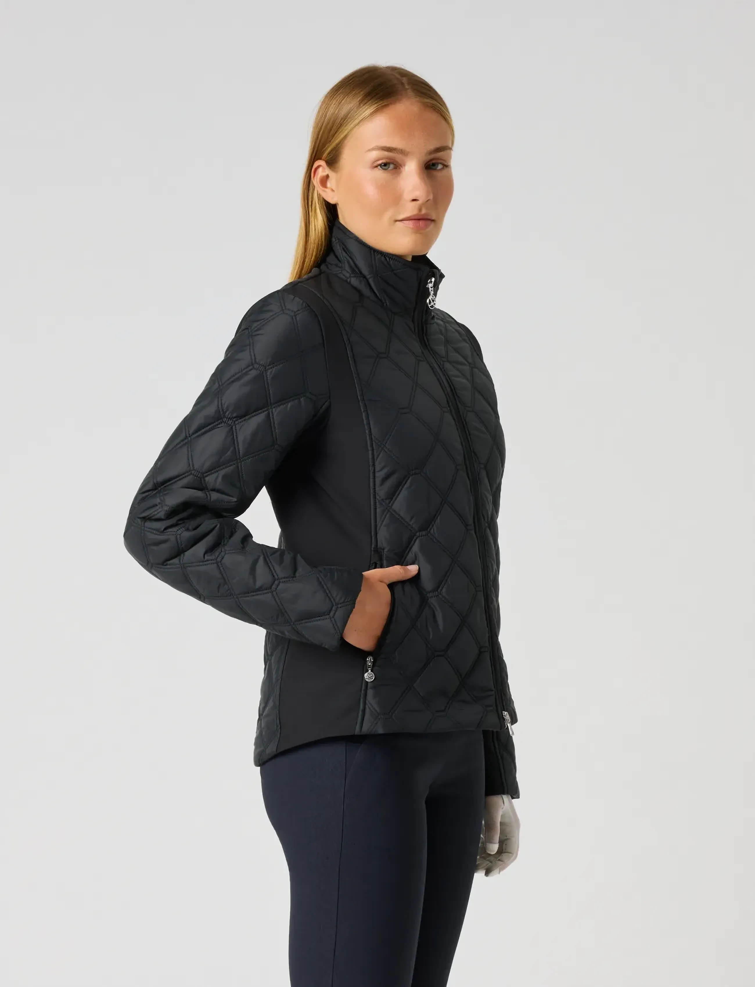 Daily Sports - Quilt Padded jacket - golfjackor - black - 4