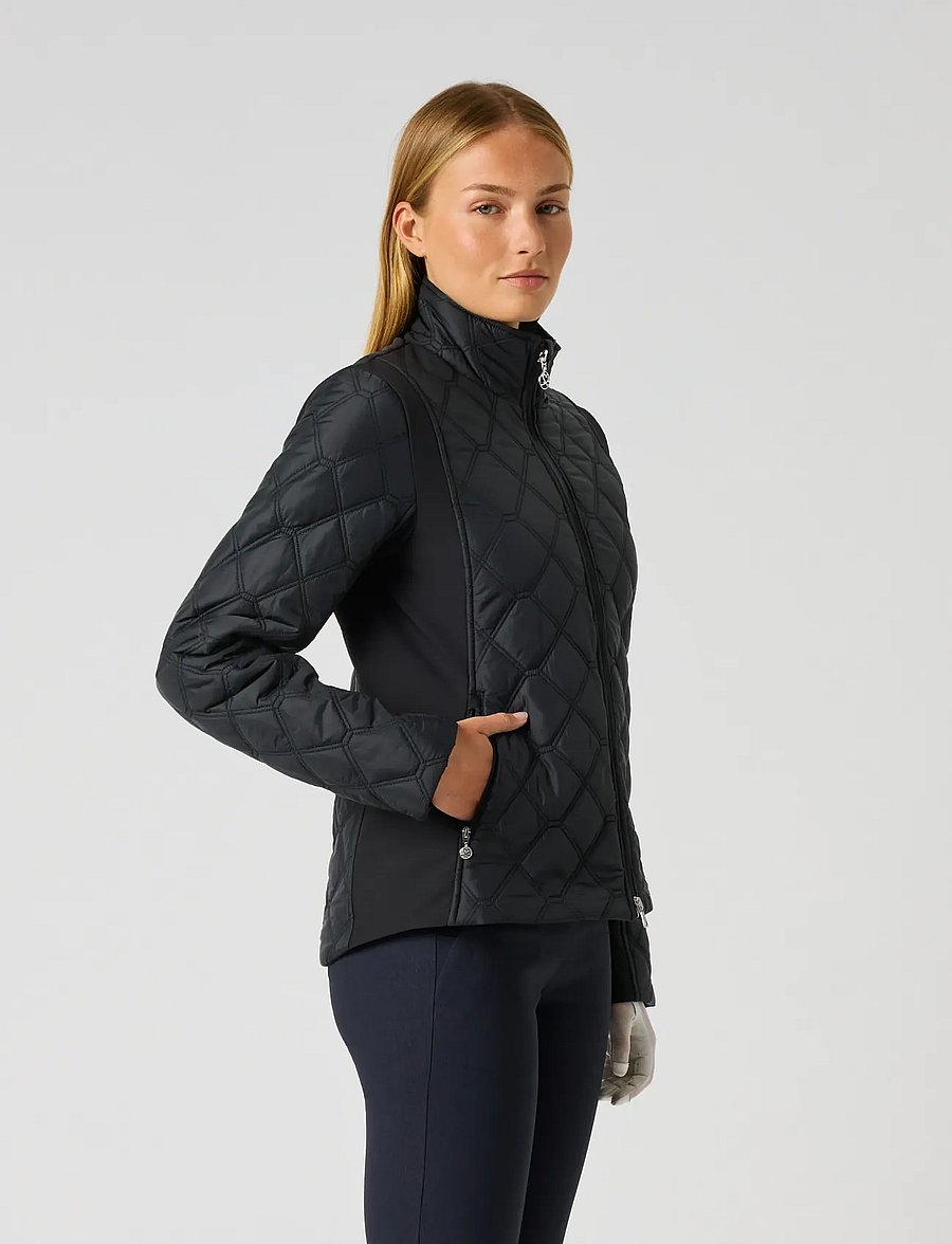 Daily Sports - Quilt Padded jacket - golfjackor - black - 4