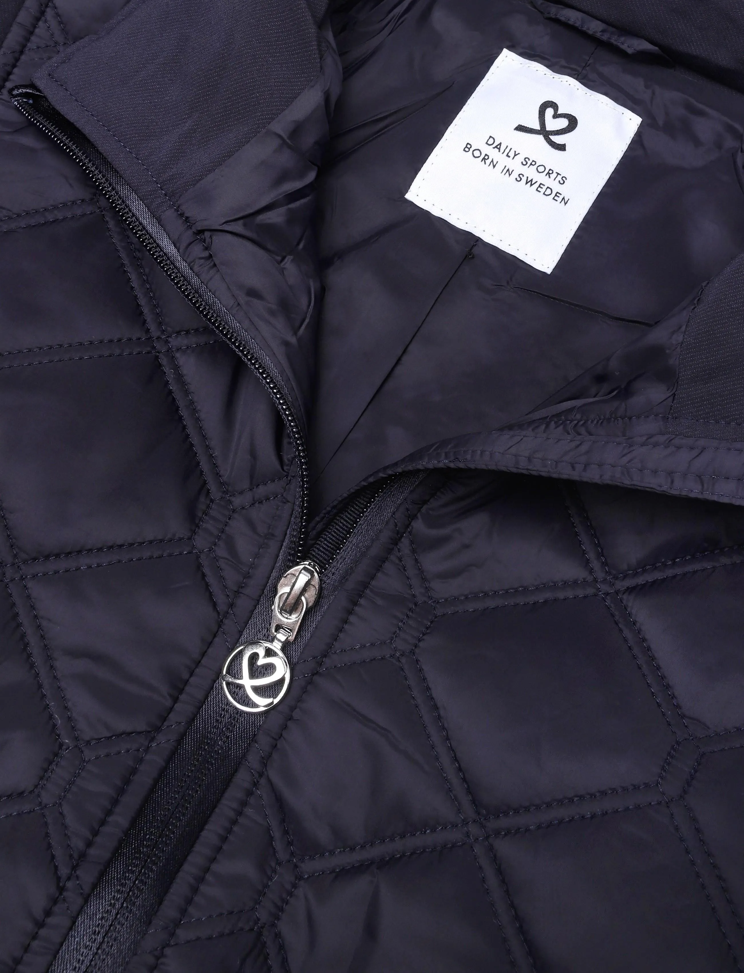 Daily Sports - Quilt Padded jacket - navy - 5