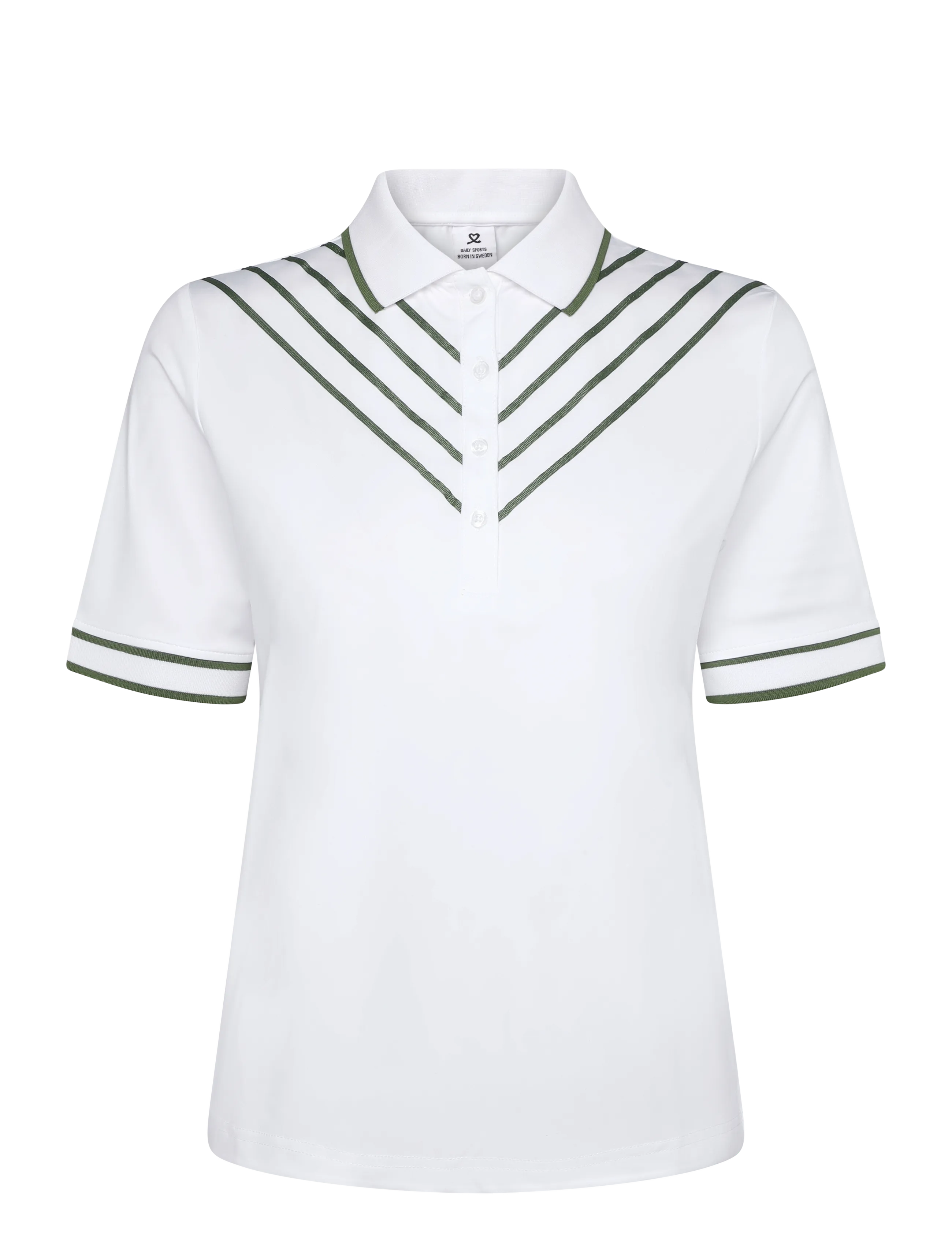 Daily Sports Ribbon 1/2S Polo shirt - Enimmüüdud Sport - WHITE / white