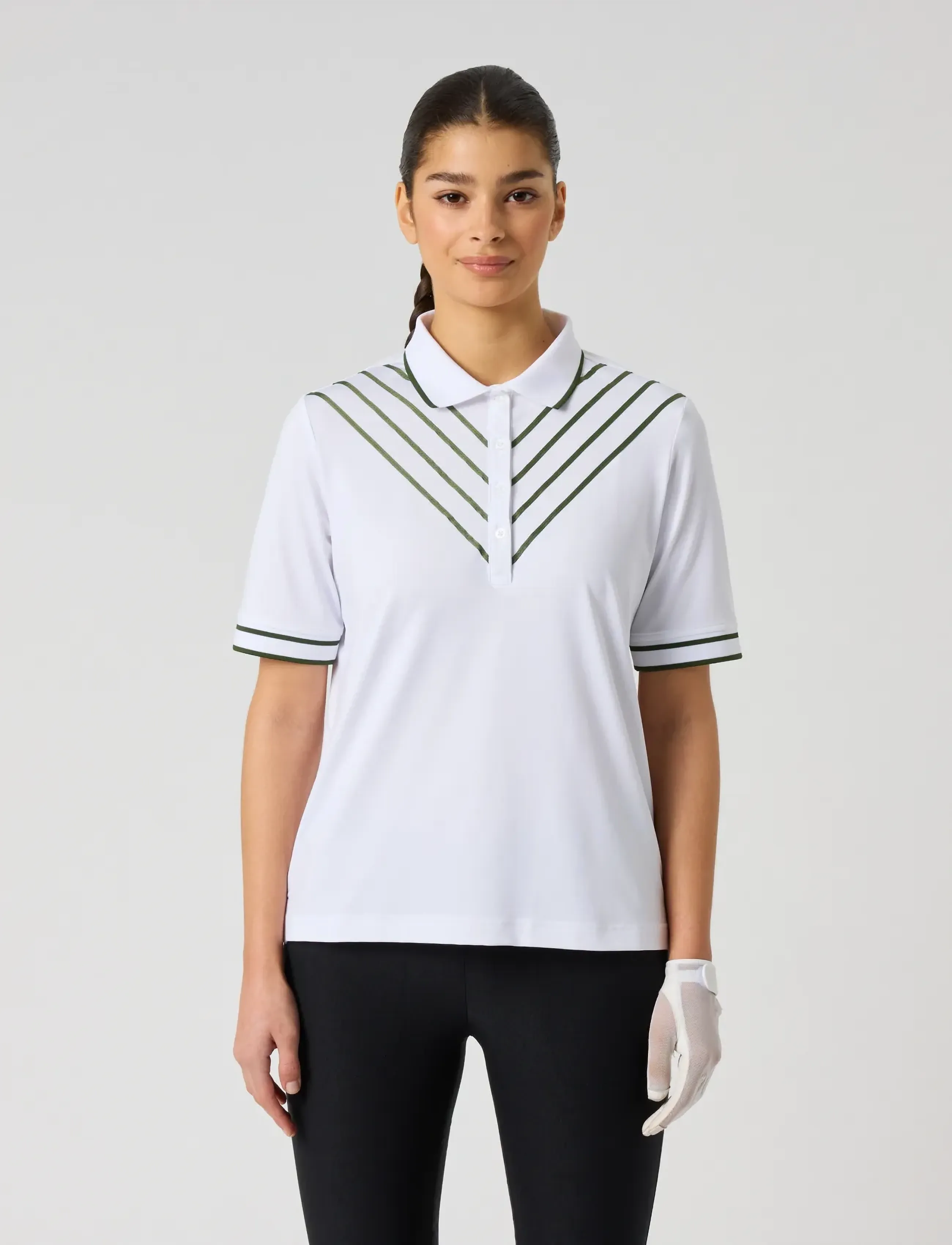 Daily Sports Ribbon 1/2S Polo Shirt, M, Oberteile & T-shirts, Weiß - Sport Polos, Frauen