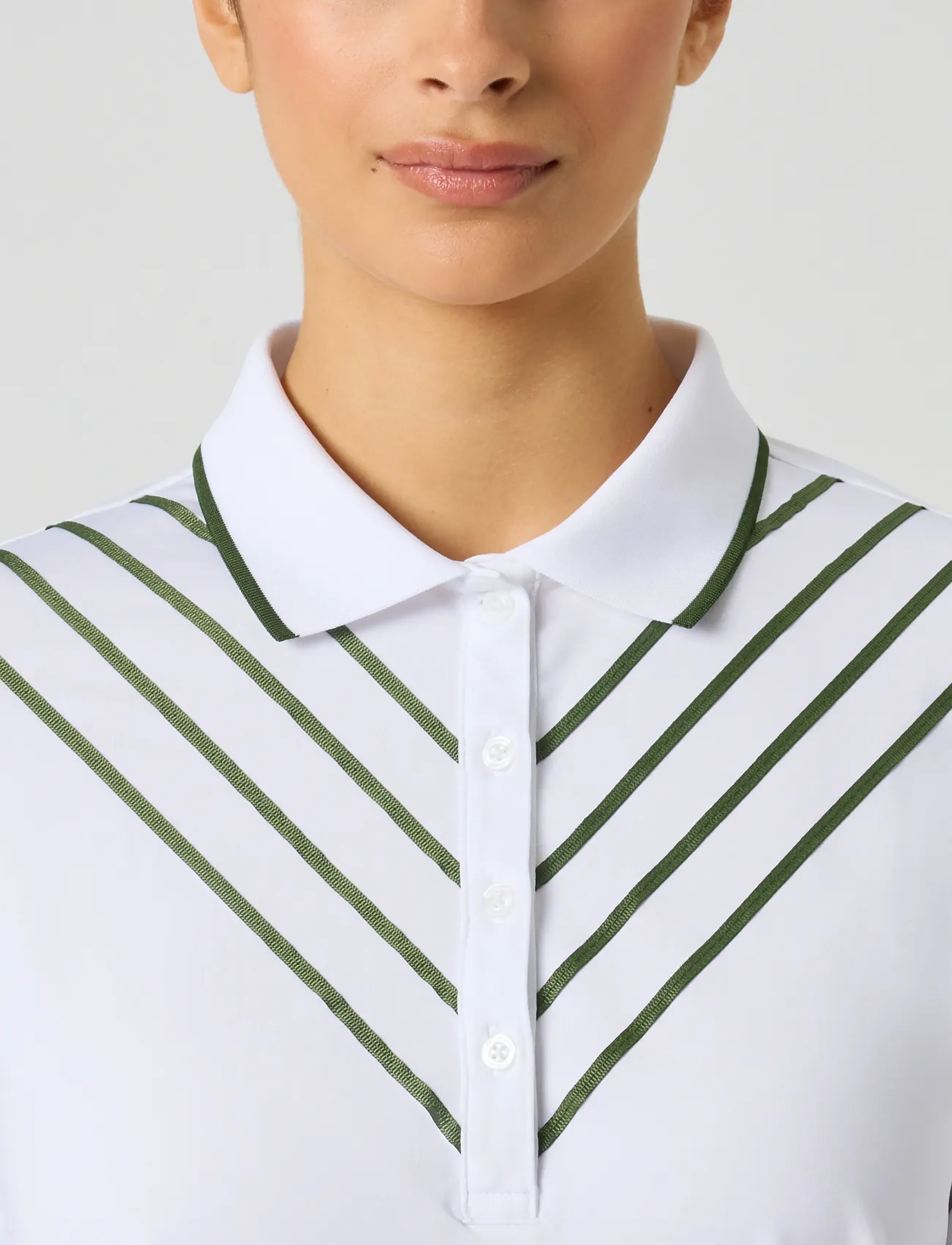 Daily Sports - Ribbon 1/2S Polo shirt - toppe & t-shirts - white - 4