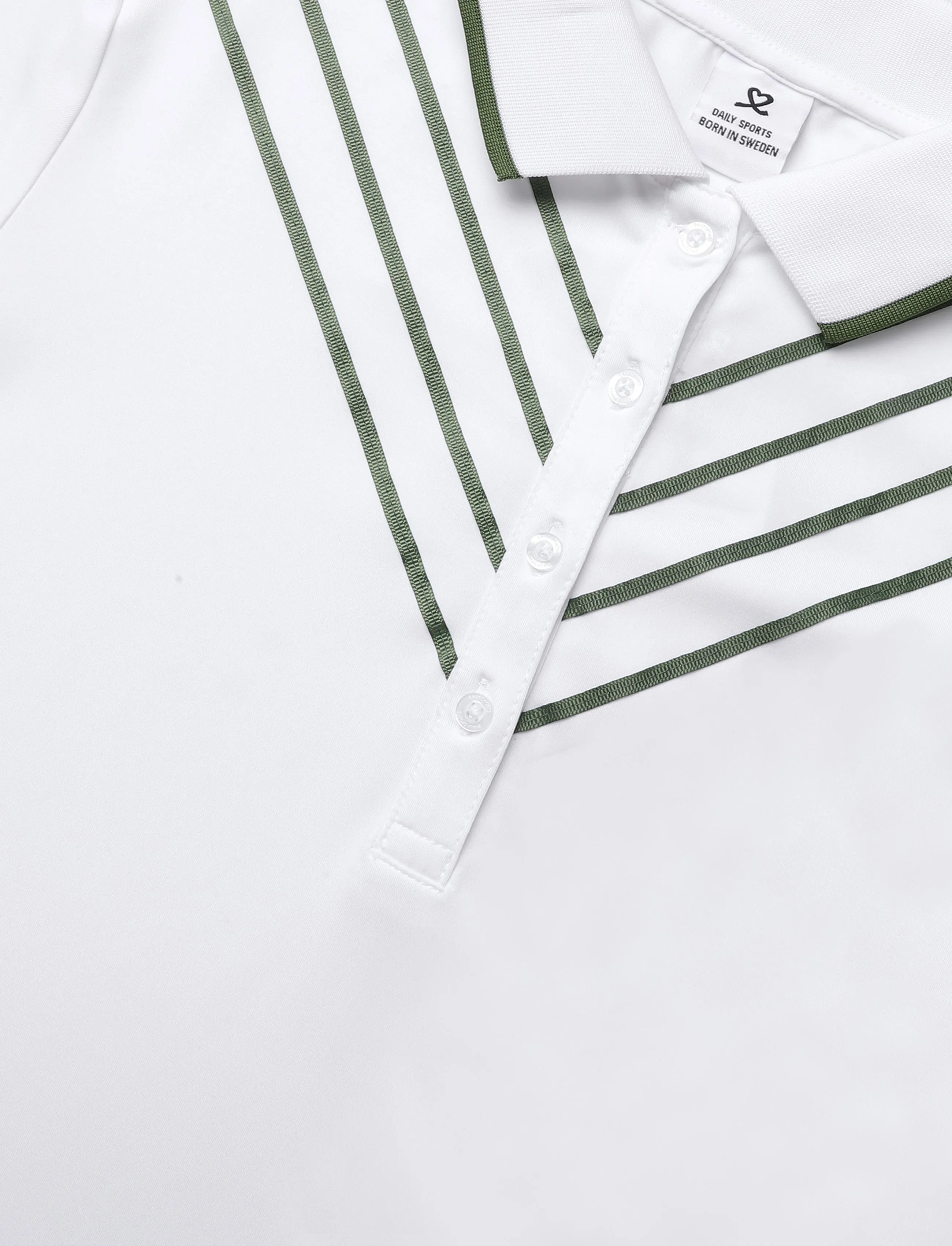 Daily Sports - Ribbon 1/2S Polo shirt - toppe & t-shirts - white - 5