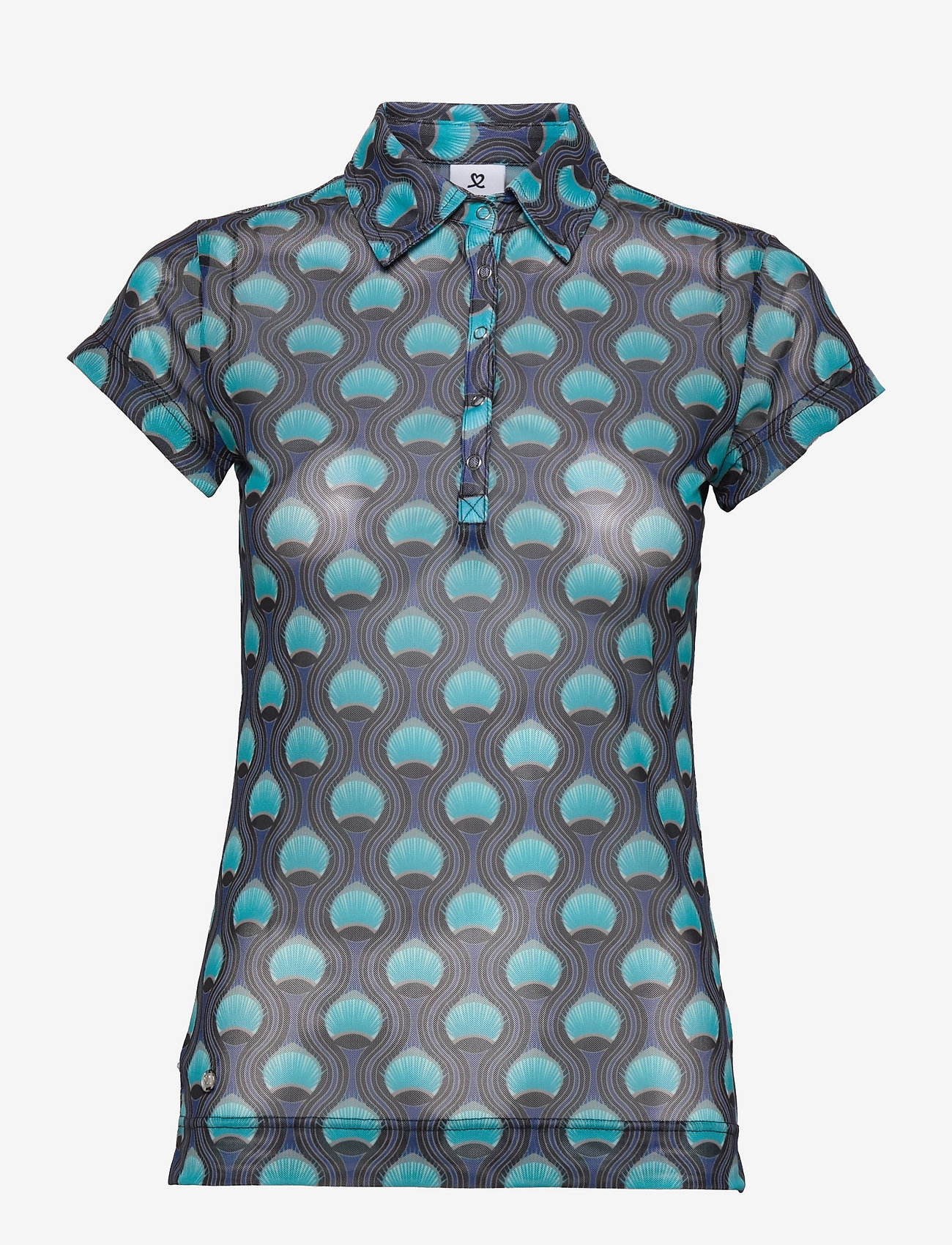 Daily Sports - PALMEIRA MESH CAP S POLO SHIRT - palmeira print - 0