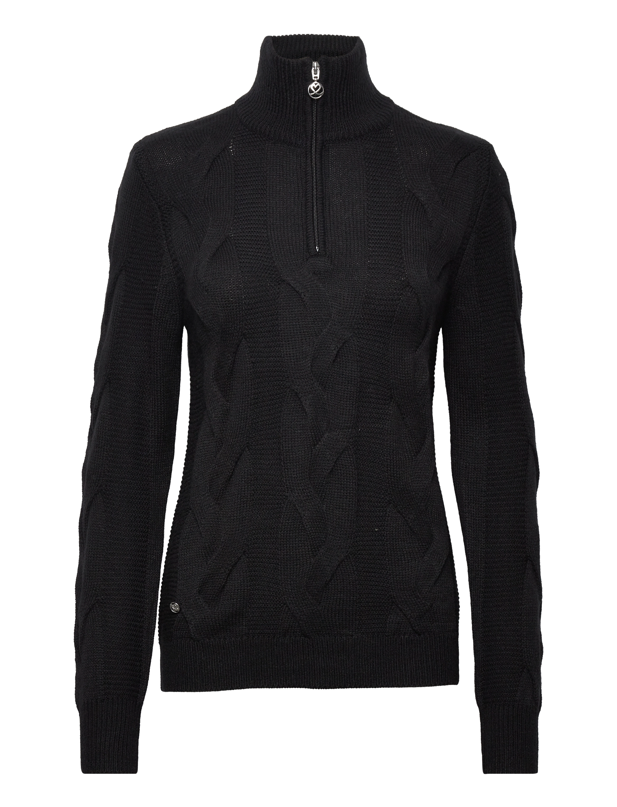 ADDIE LS PULLOVER UNLINED - BLACK