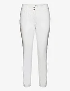 GLAM ANKLE PANTS - WHITE