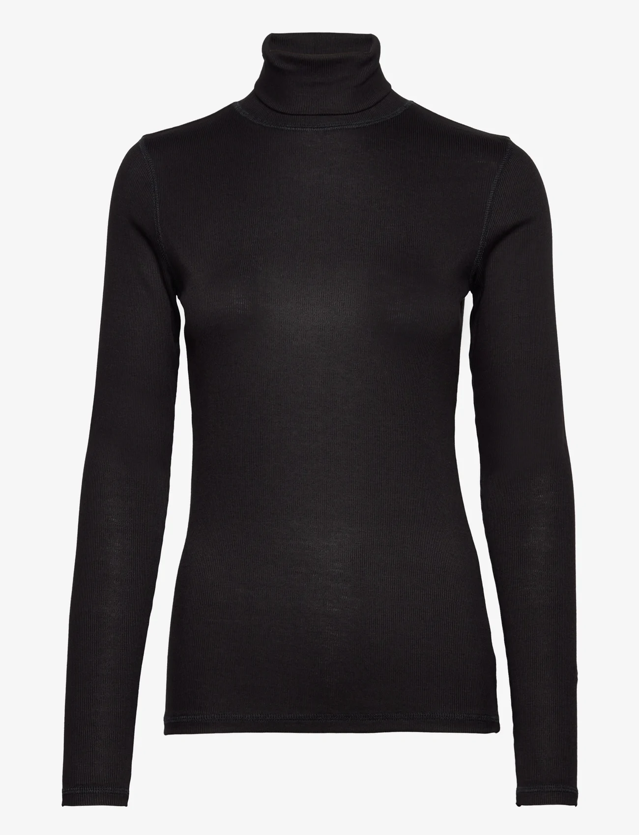 Daily Sports - ANCONA LS ROLL NECK - longsleeved tops - black - 0