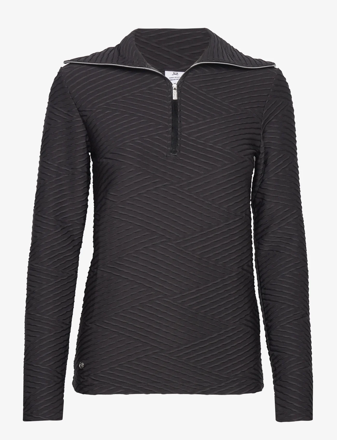 Daily Sports - FLORENCE LS ROLL NECK - mellanlager - black - 0