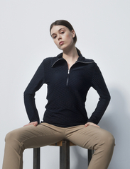 Daily Sports - FLORENCE LS ROLL NECK - vahekihina kantavad jakid - black - 3