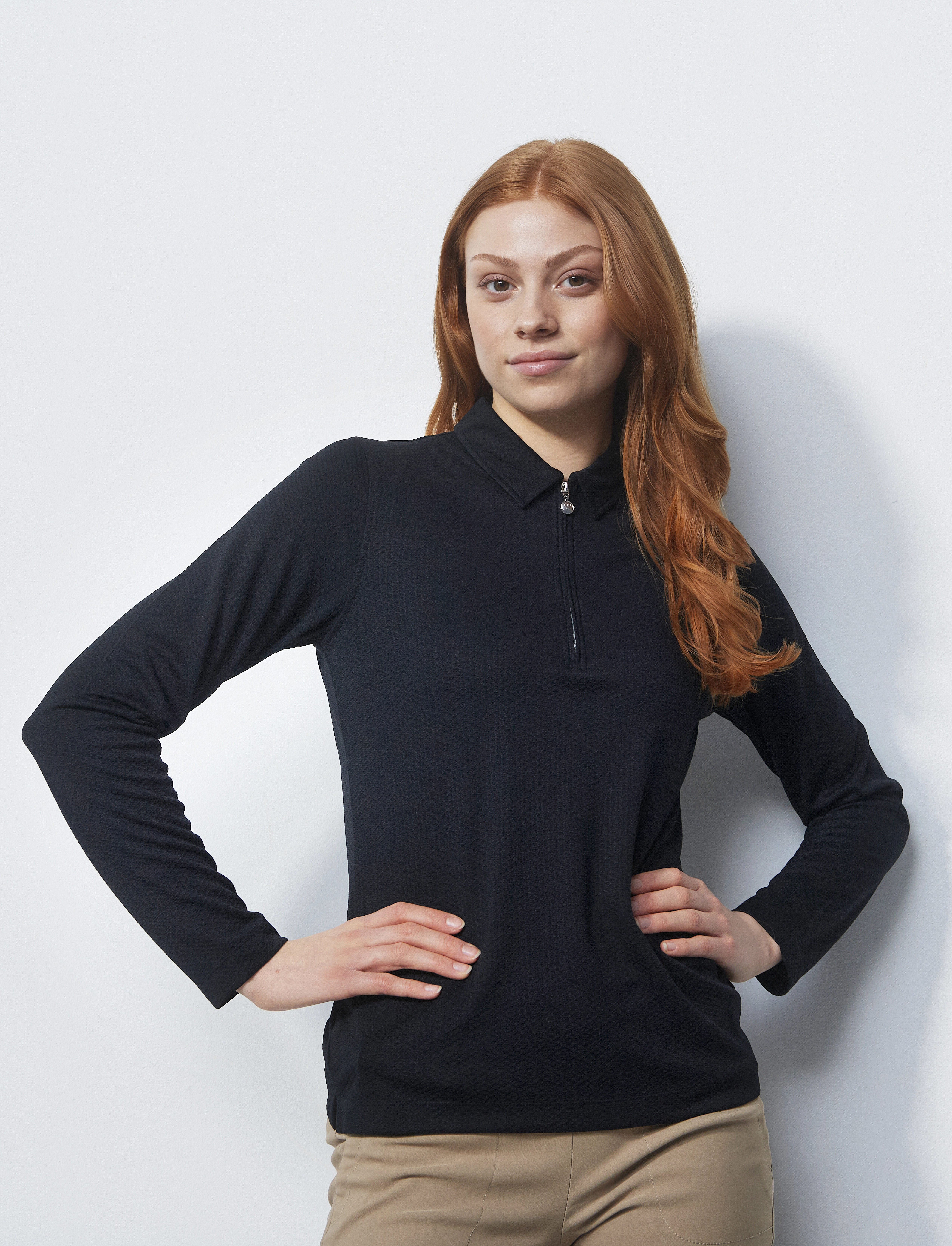 Daily Sports - PEORIA LS POLO SHIRT - black - 2