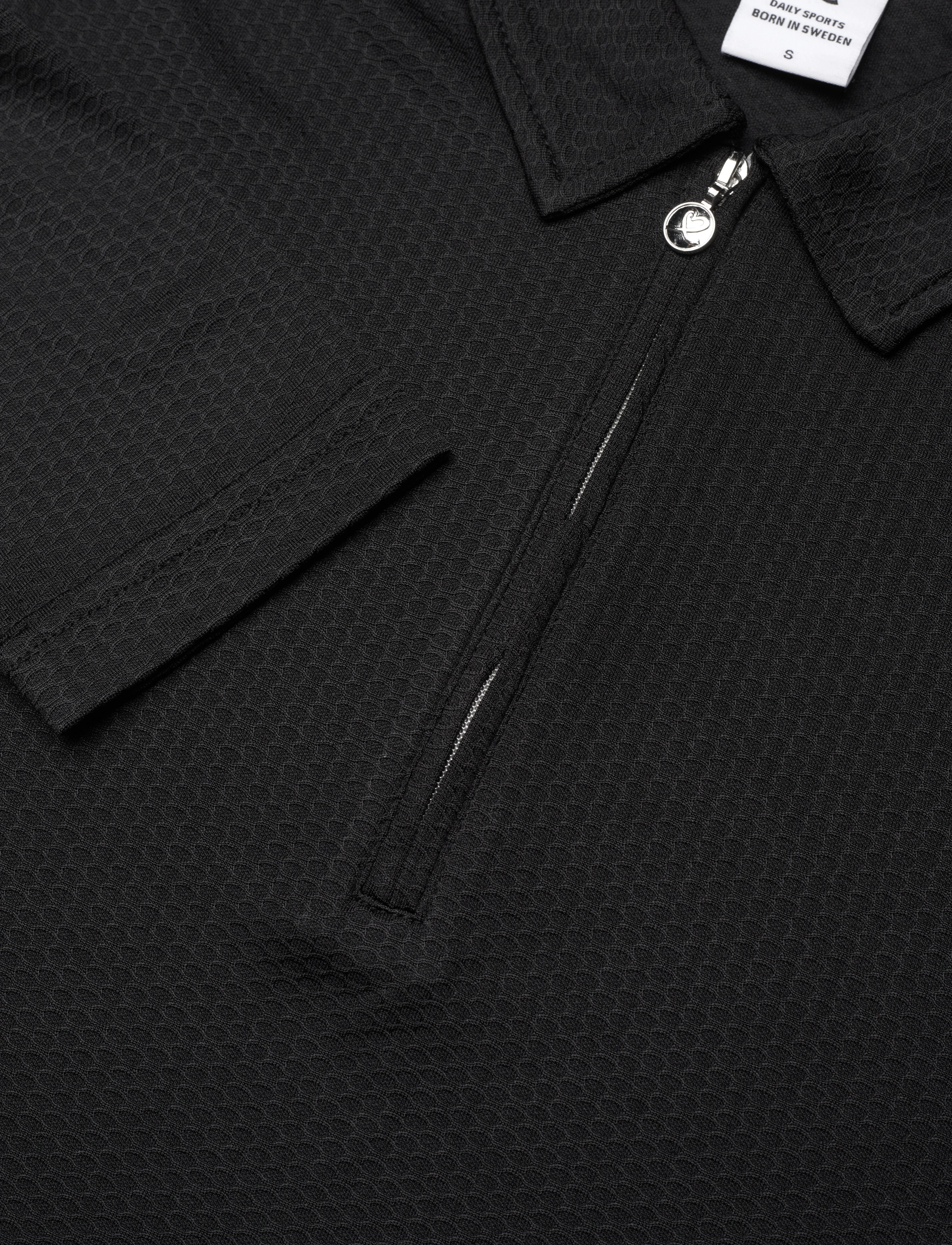 Daily Sports - PEORIA LS POLO SHIRT - black - 4