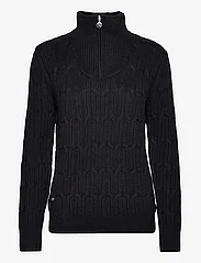 Daily Sports - OLIVET LS PULLOVER UNLINED - džemperi ar augstu apkakli - black - 0