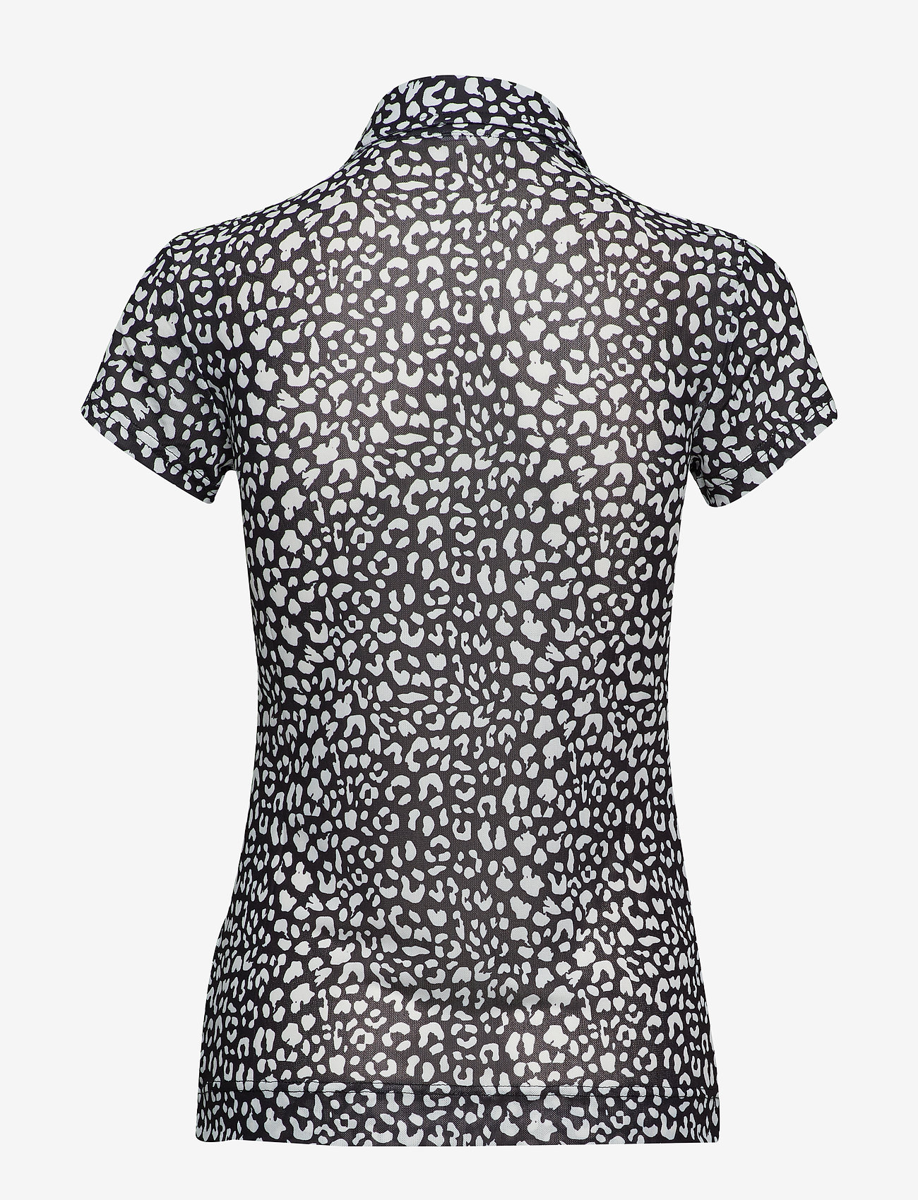 Daily Sports - JAIDEN MESH CAP/S POLO SHIRT - black - 1