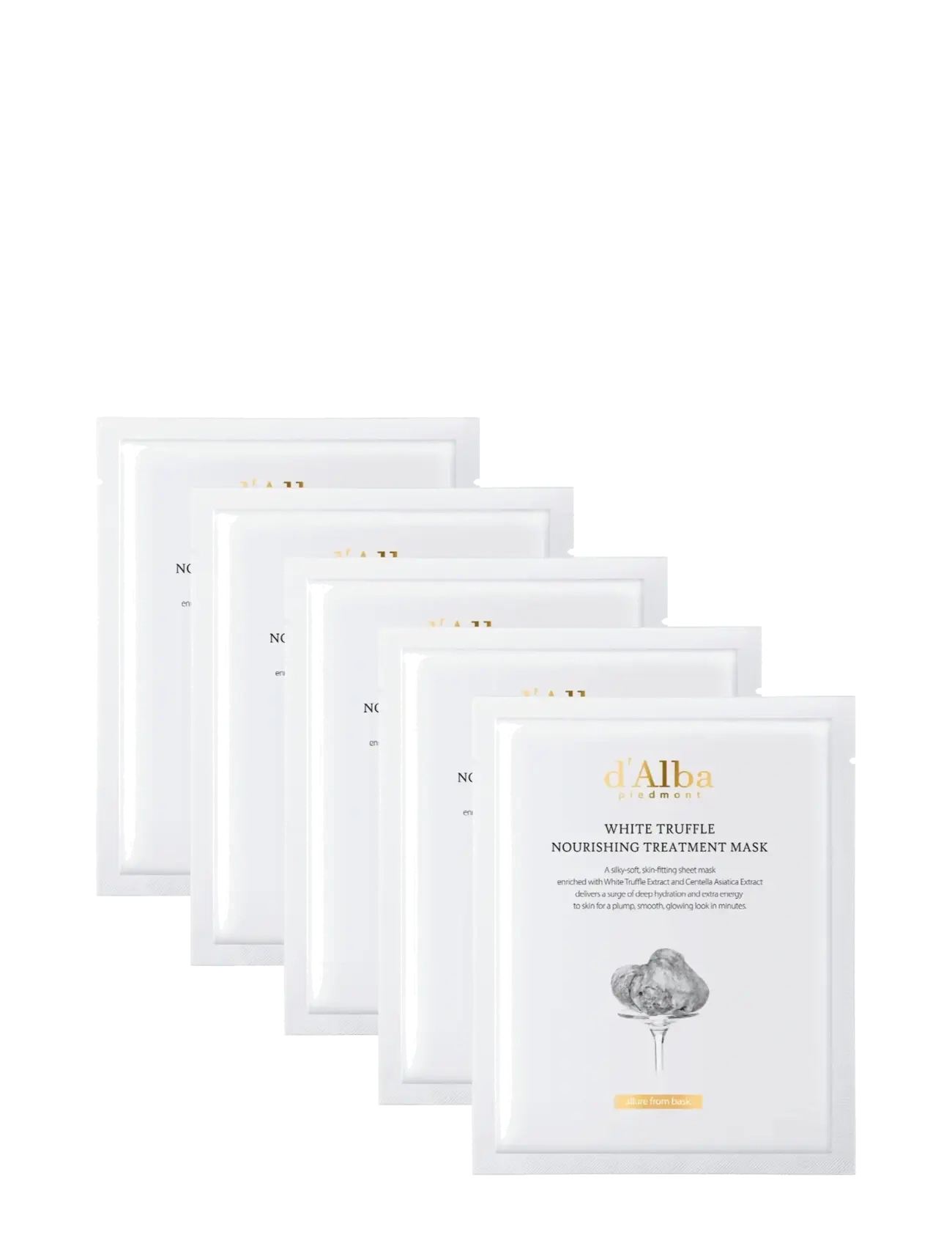 d’Alba d'Alba - White Truffle Nourishing Treatment Mask - Sheet masks - CLEAR / undefined