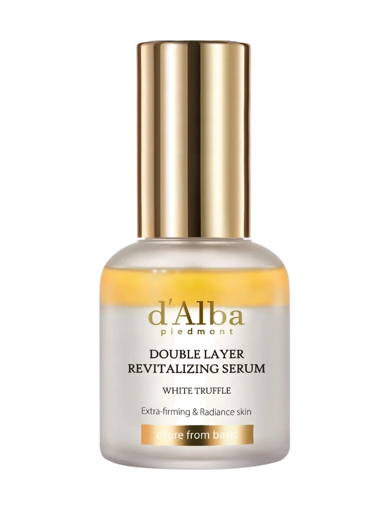 d’Alba d'Alba - White Truffle Double Layer Revitalizing Serum - Hyaluronsyra - CLEAR / undefined