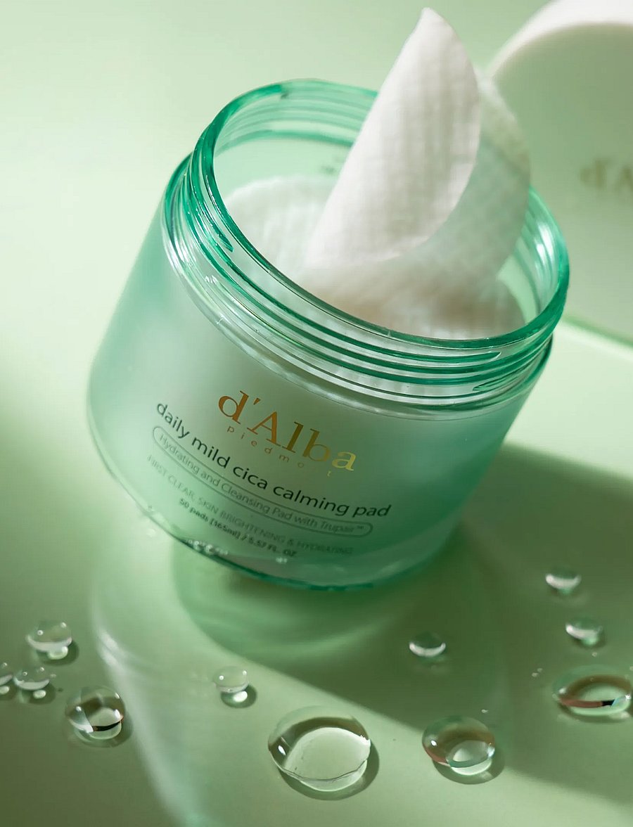 d’Alba - d'Alba - Daily Mild Cica Calming Pad - toonikupadjad - clear - 0