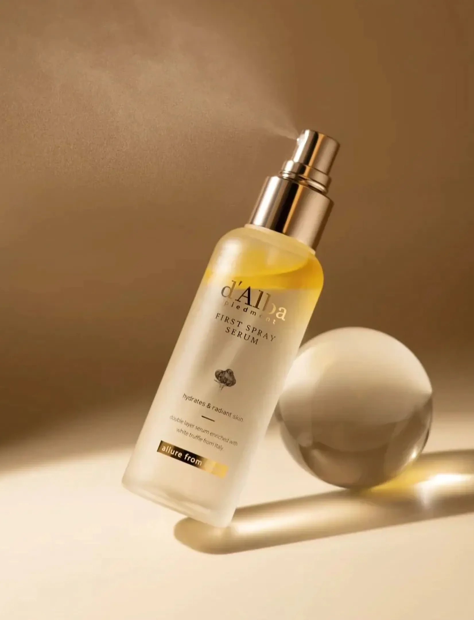 d’Alba D'alba - White Truffle First Spray Serum (100 ml), 100 ml, Nude, Ansigt > Setting Spray, Dame