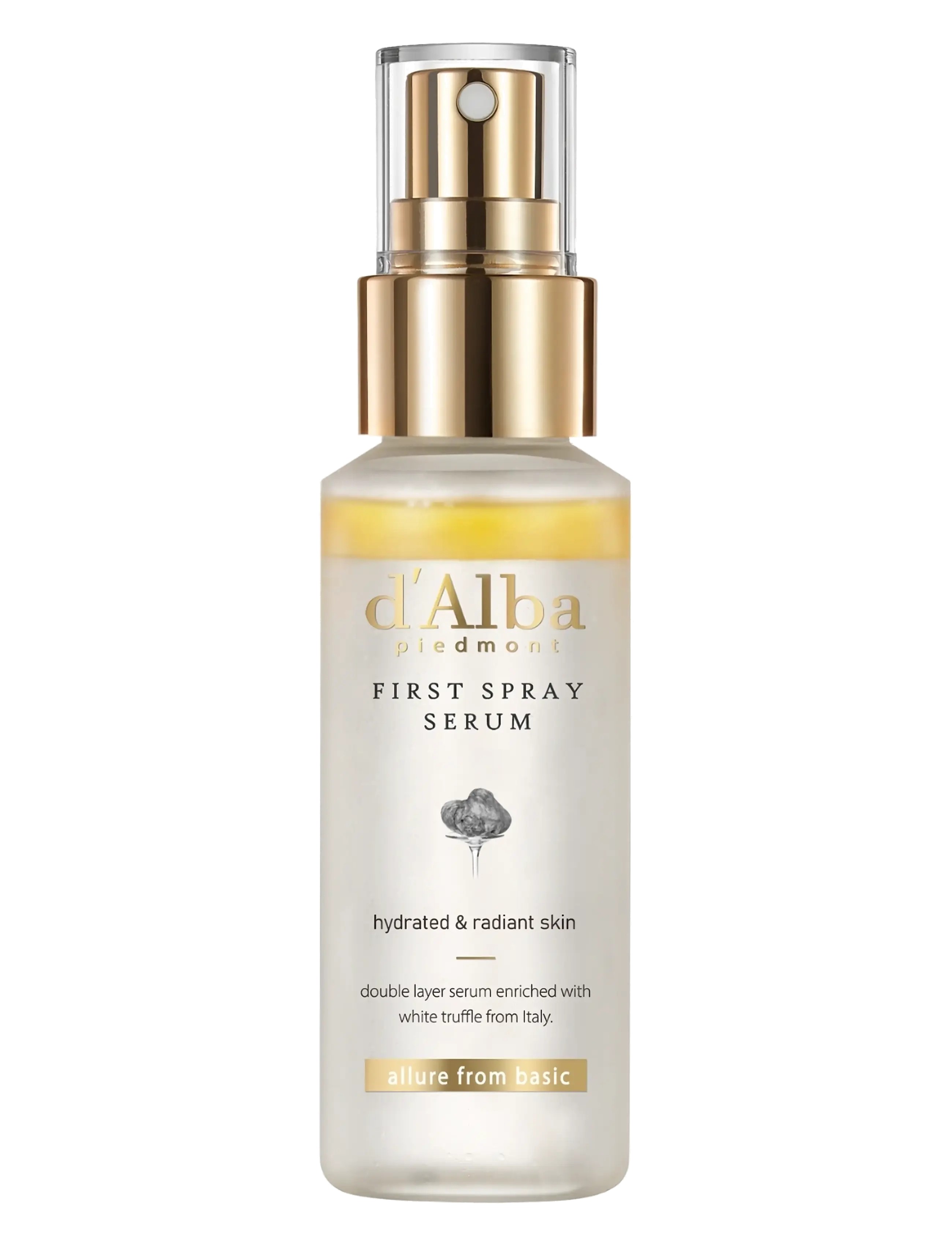 d’Alba D'alba - White Truffle First Spray Serum (50 ml), 50 ml, Nude, Ansigt > Serum, Dame