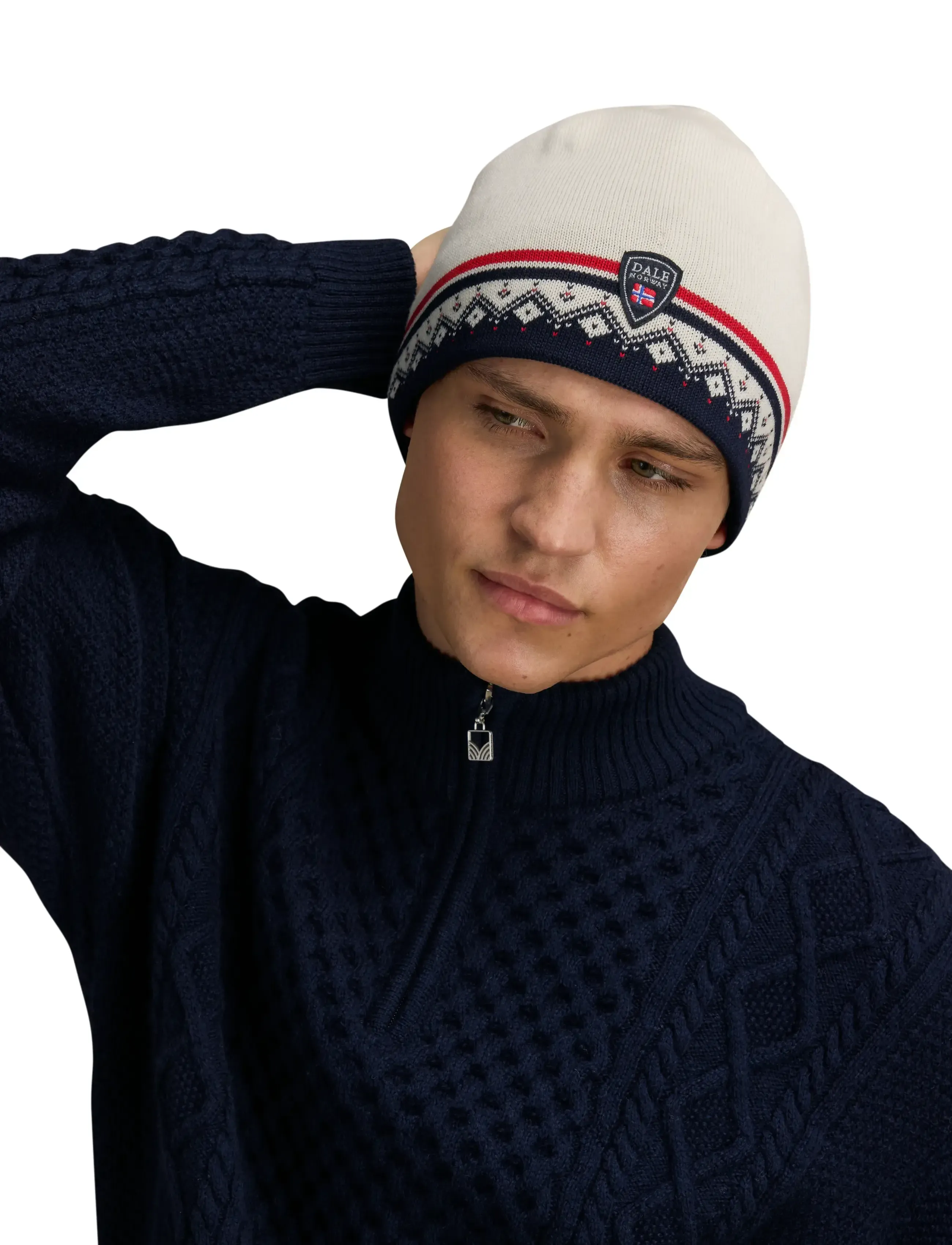 Dale of Norway - Moritz Hat - mützen - navy offwhite raspberry - 0