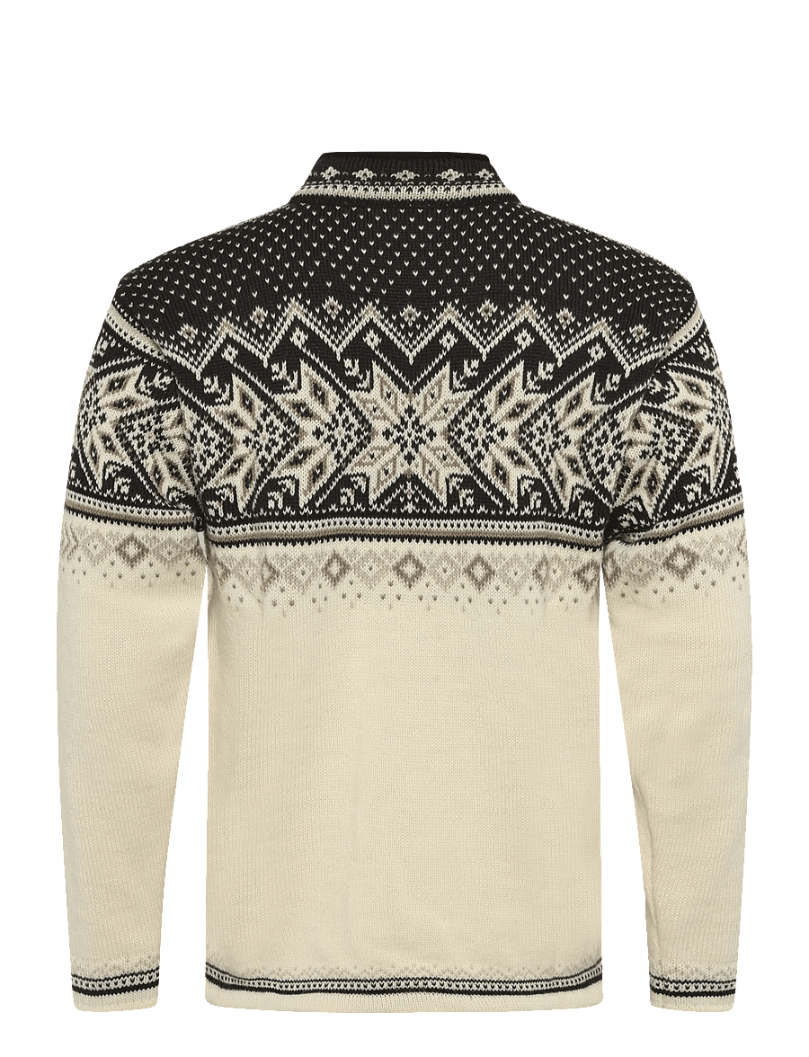 Dale of Norway - Vail Masc Sweater - poolpika lukuga džemprid - offwhite coffee sandstone - 2