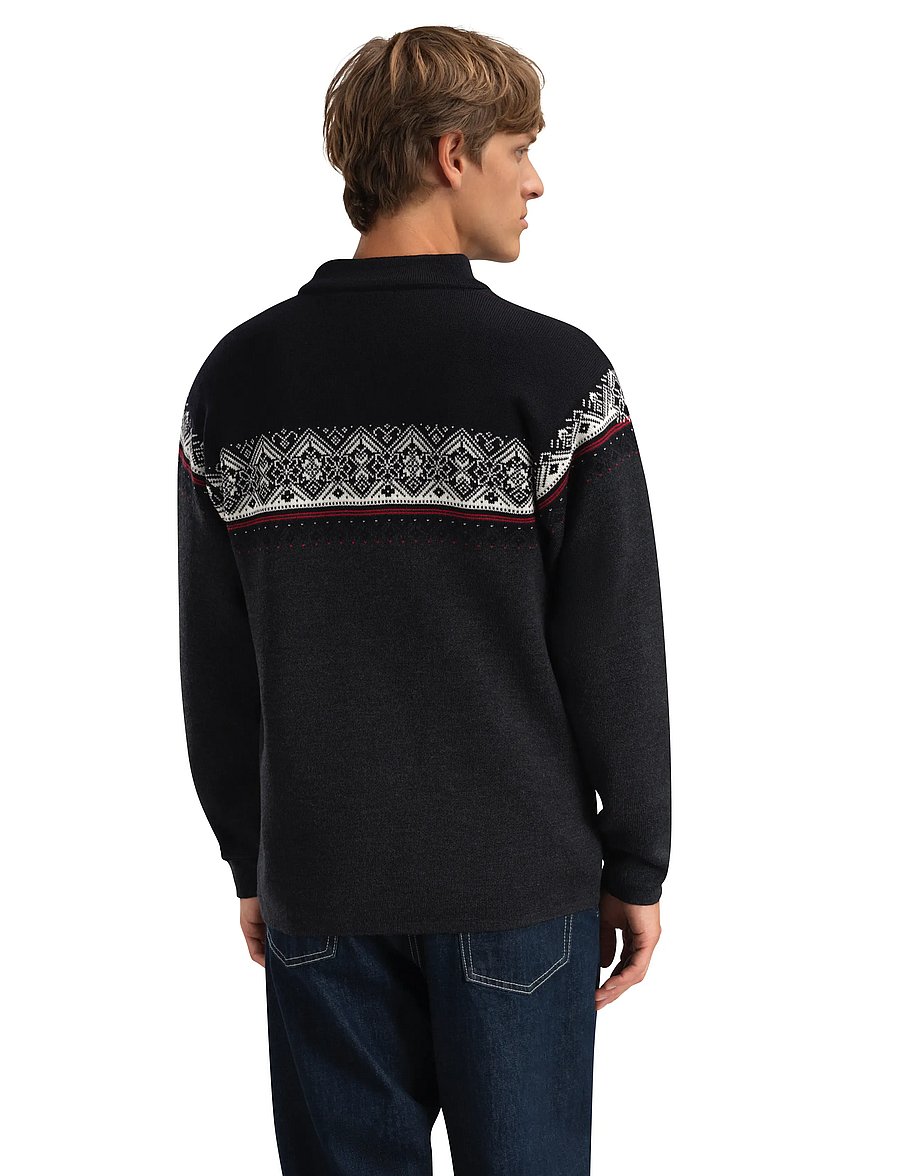 Dale of Norway - Moritz Masc Sweater - darkcharcoal raspberry - 4