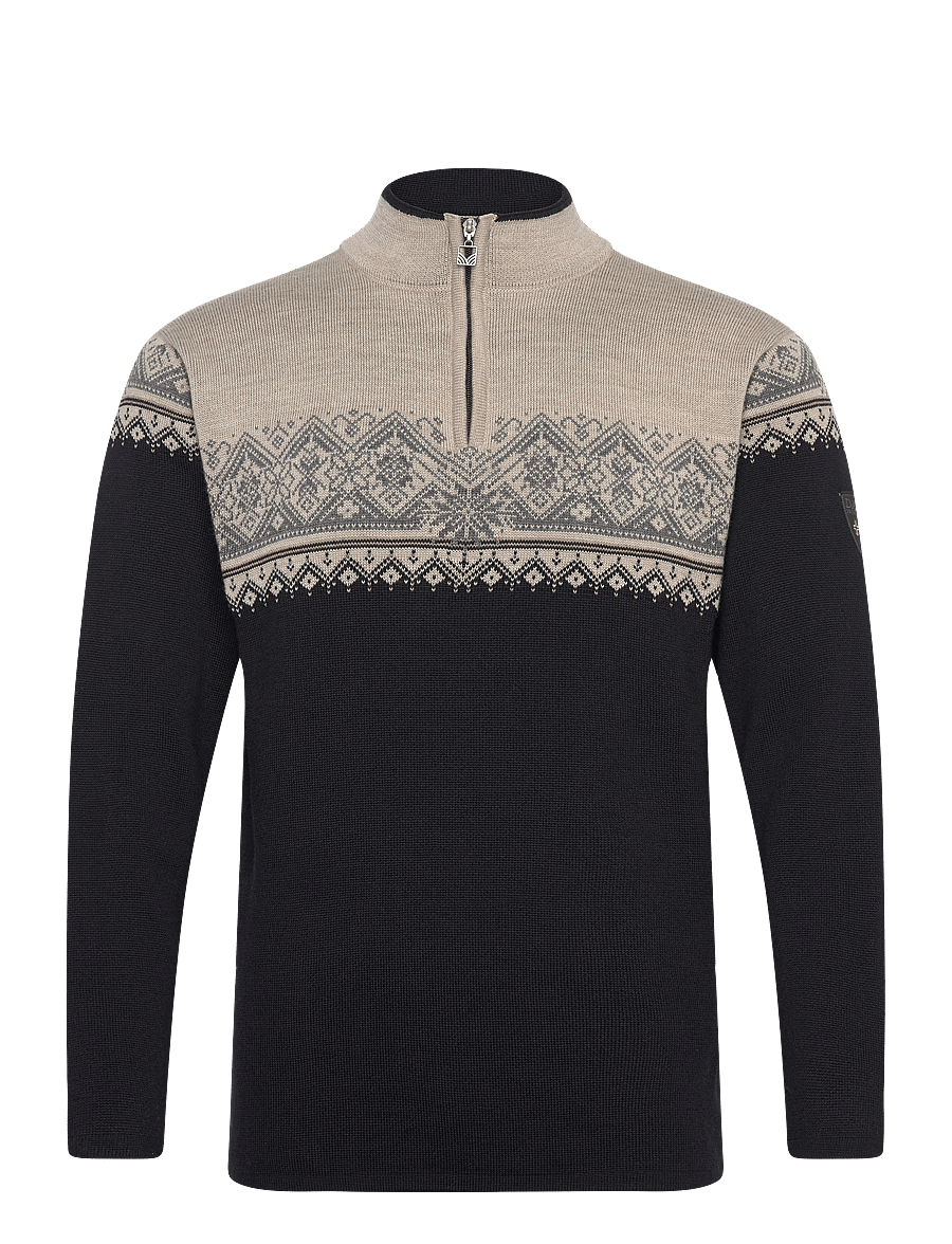 Dale of Norway - Moritz Masc Sweater - pulls demi-zippés - black sandstone - 1