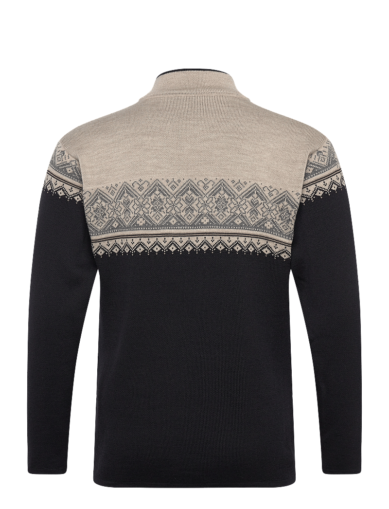 Dale of Norway - Moritz Masc Sweater - half zip jumpers - black sandstone - 2