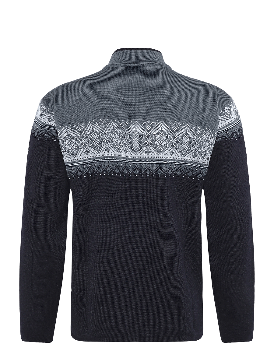 Dale of Norway - Moritz Masc Sweater - poolpika lukuga džemprid - marine steel ice - 2