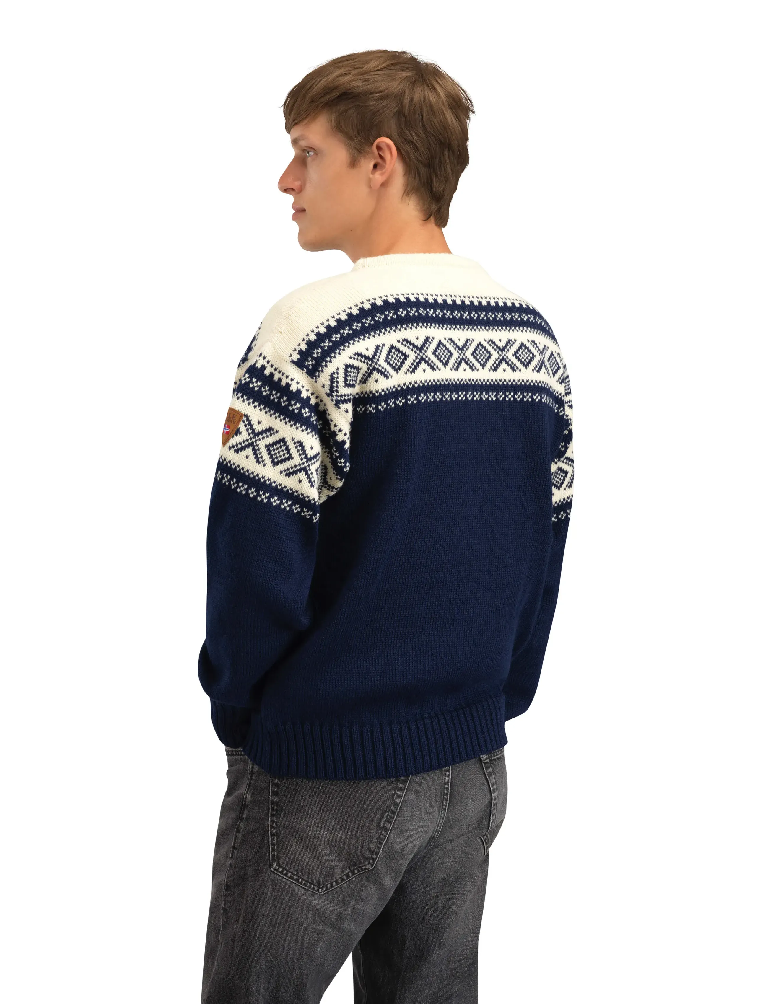 Dale of Norway - Cortina 1956 Uni Sweater - round necks - navy offwhite - 5